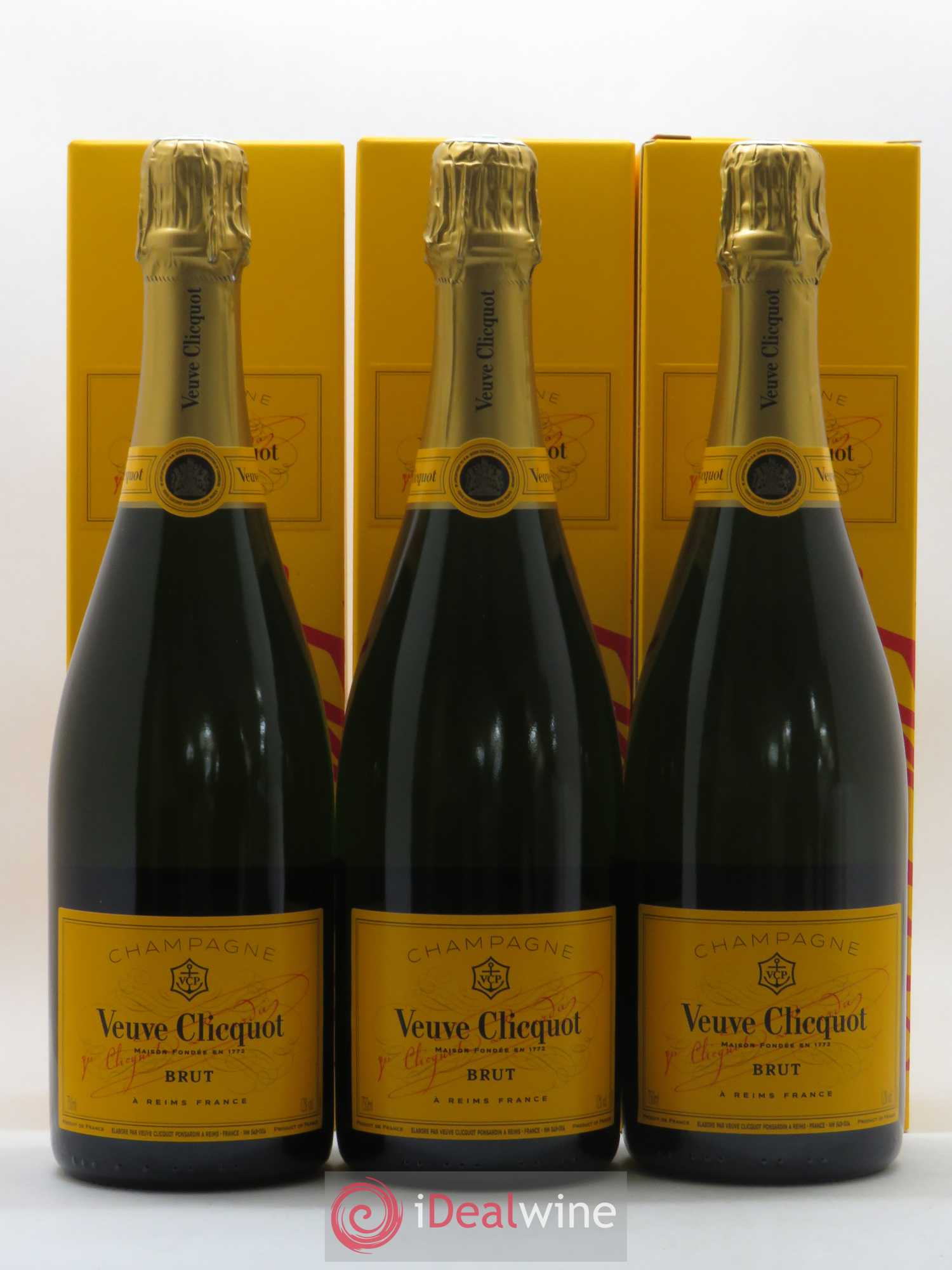 Champagne Brut Veuve Clicquot Ponsardin - Posten von 3 Flaschen - 1