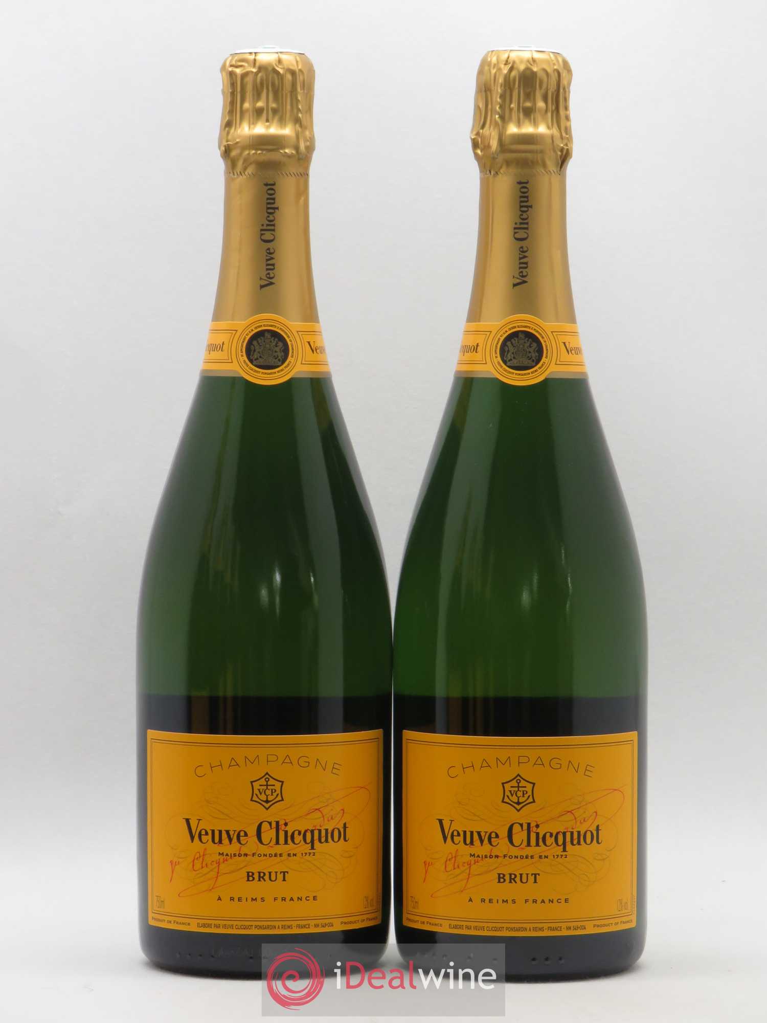 Champagne Brut Veuve Clicquot Ponsardin - Posten von 2 Flaschen - 0