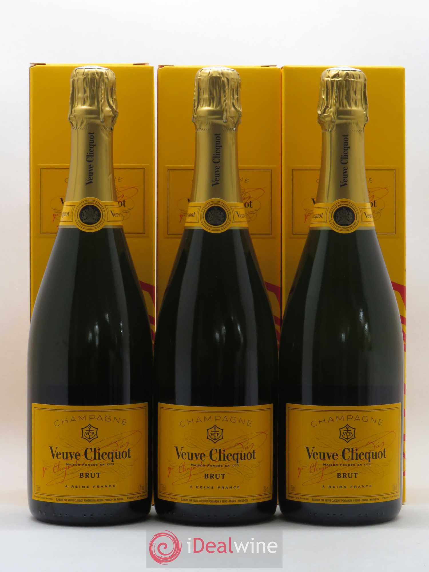 Champagne Brut Veuve Clicquot Ponsardin - Posten von 3 Flaschen - 1