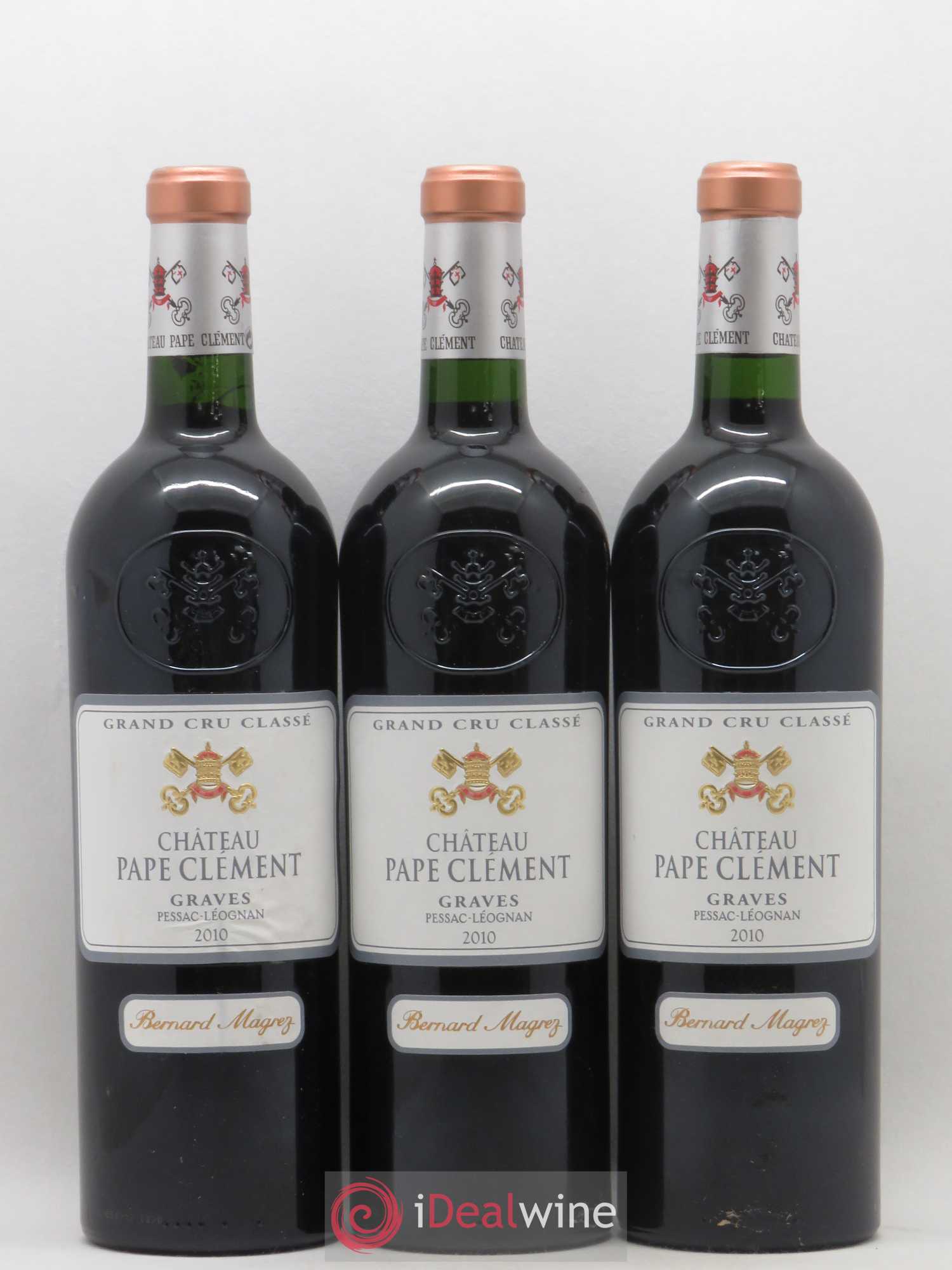 Château Pape Clément Cru Classé de Graves 2010 - Lot de 3 bouteilles - 0