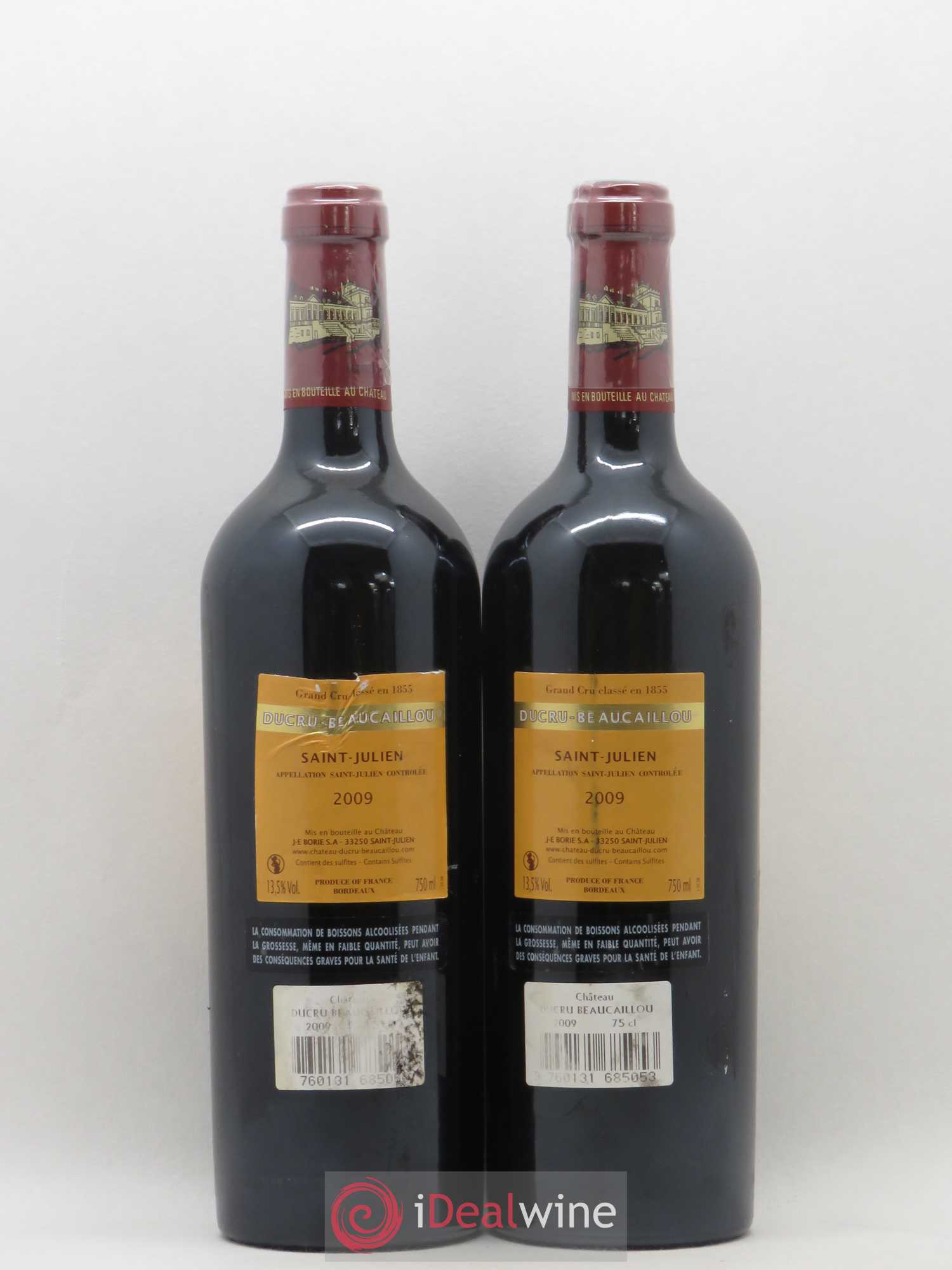 Château Ducru Beaucaillou 2ème Grand Cru Classé 2009 - Lot de 2 bouteilles - 1