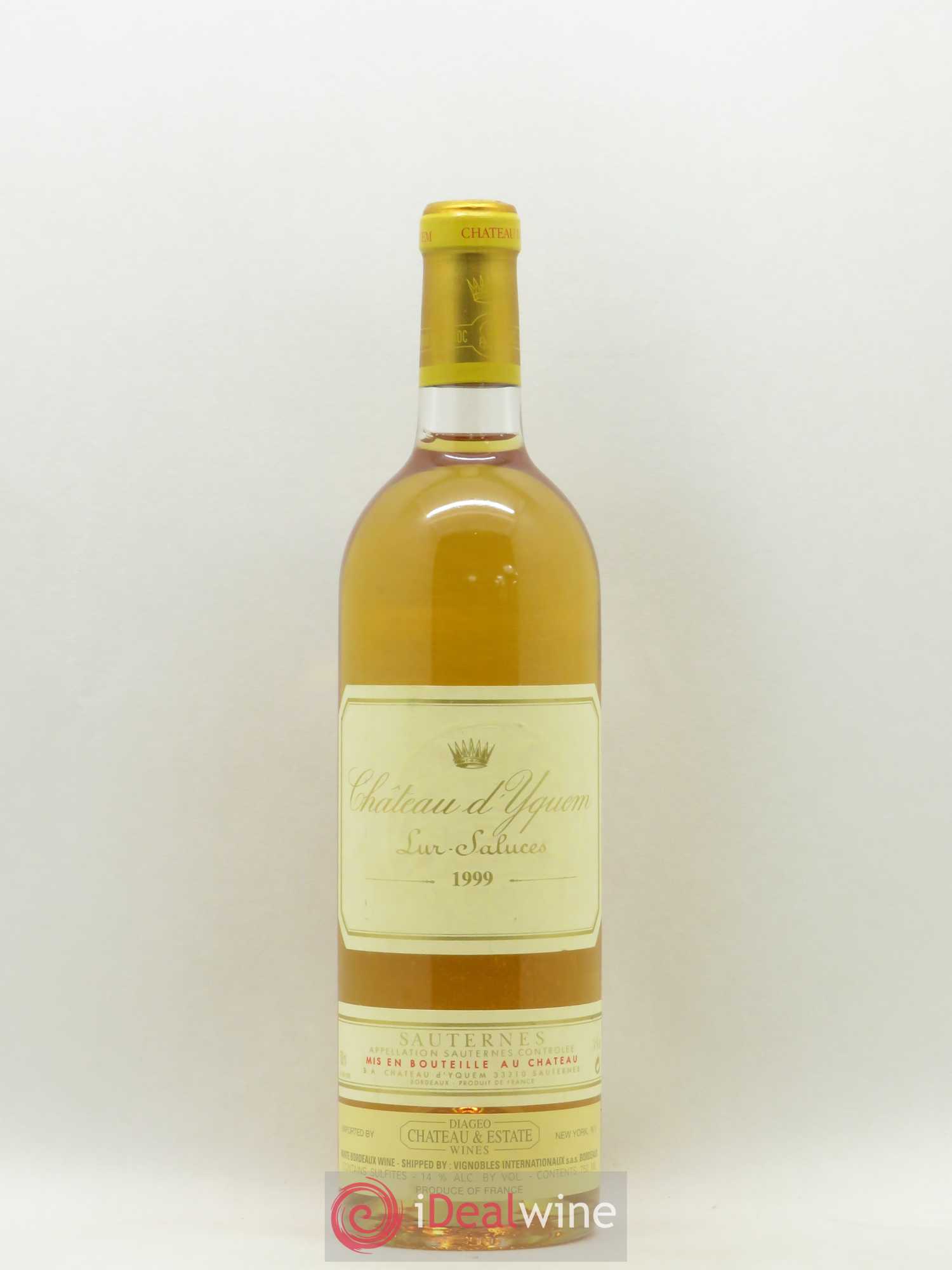 Château d' Yquem 1er Cru Classé Supérieur 1999 - Lotto di 1 bottiglia - 0