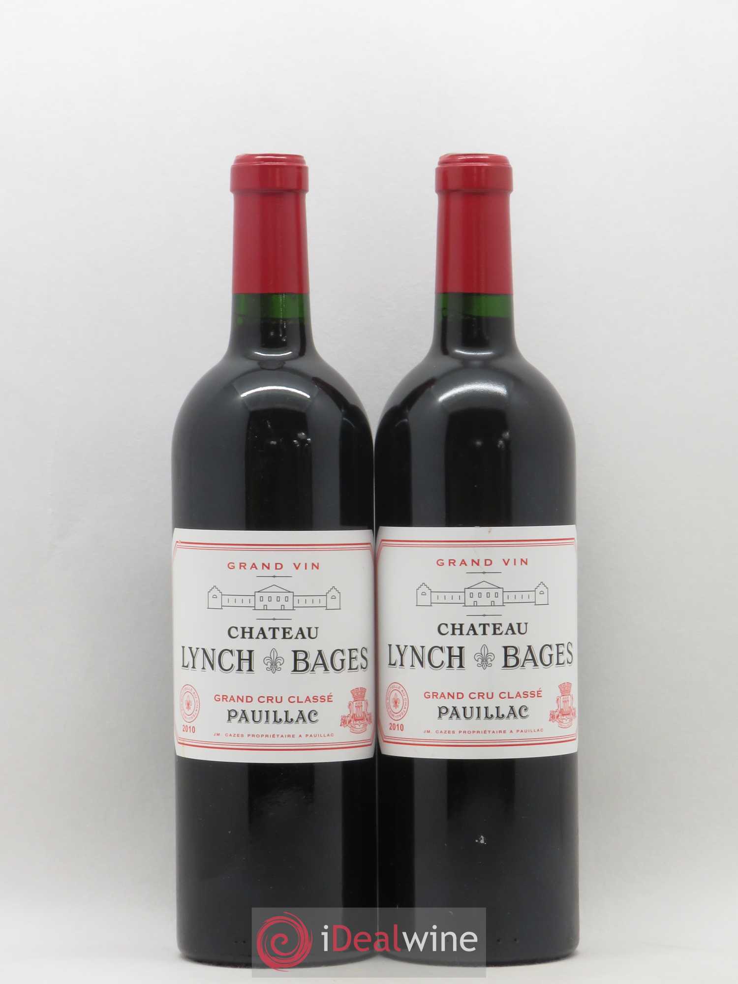 Château Lynch Bages 5ème Grand Cru Classé 2010 - Lot de 2 bouteilles - 0