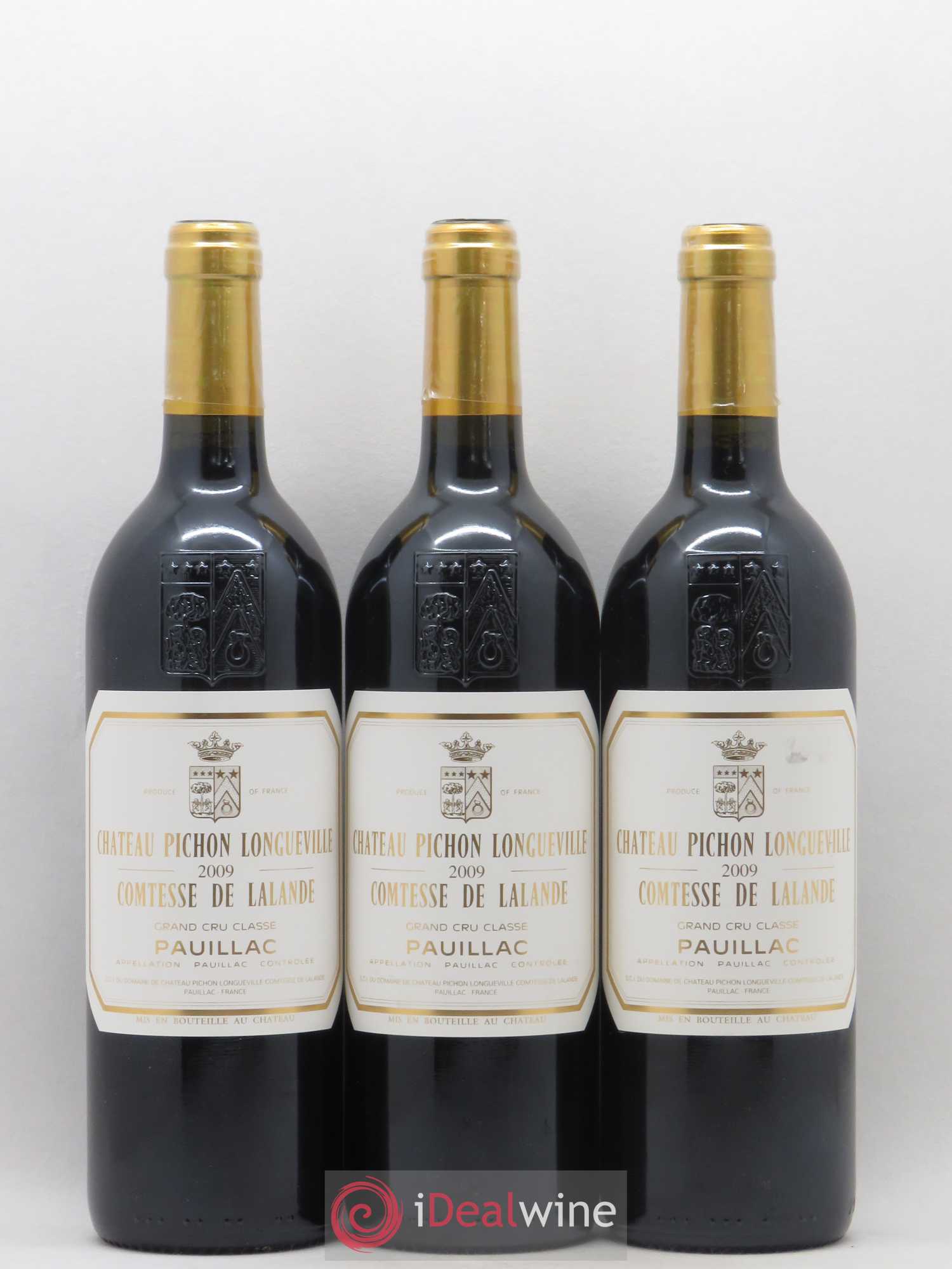 Château Pichon Longueville Comtesse de Lalande 2ème Grand Cru Classé 2009 - Lot de 3 bouteilles - 0