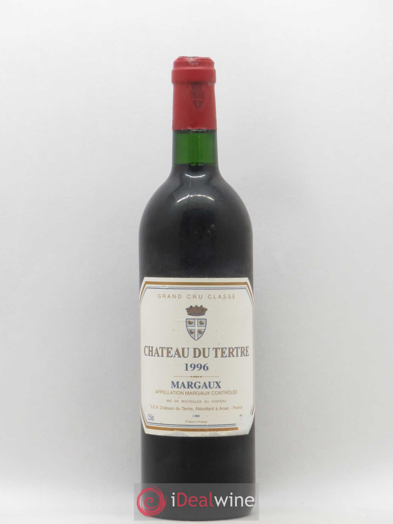 Château du Tertre 5ème Grand Cru Classé 1996 - Lot de 1 bouteille - 0