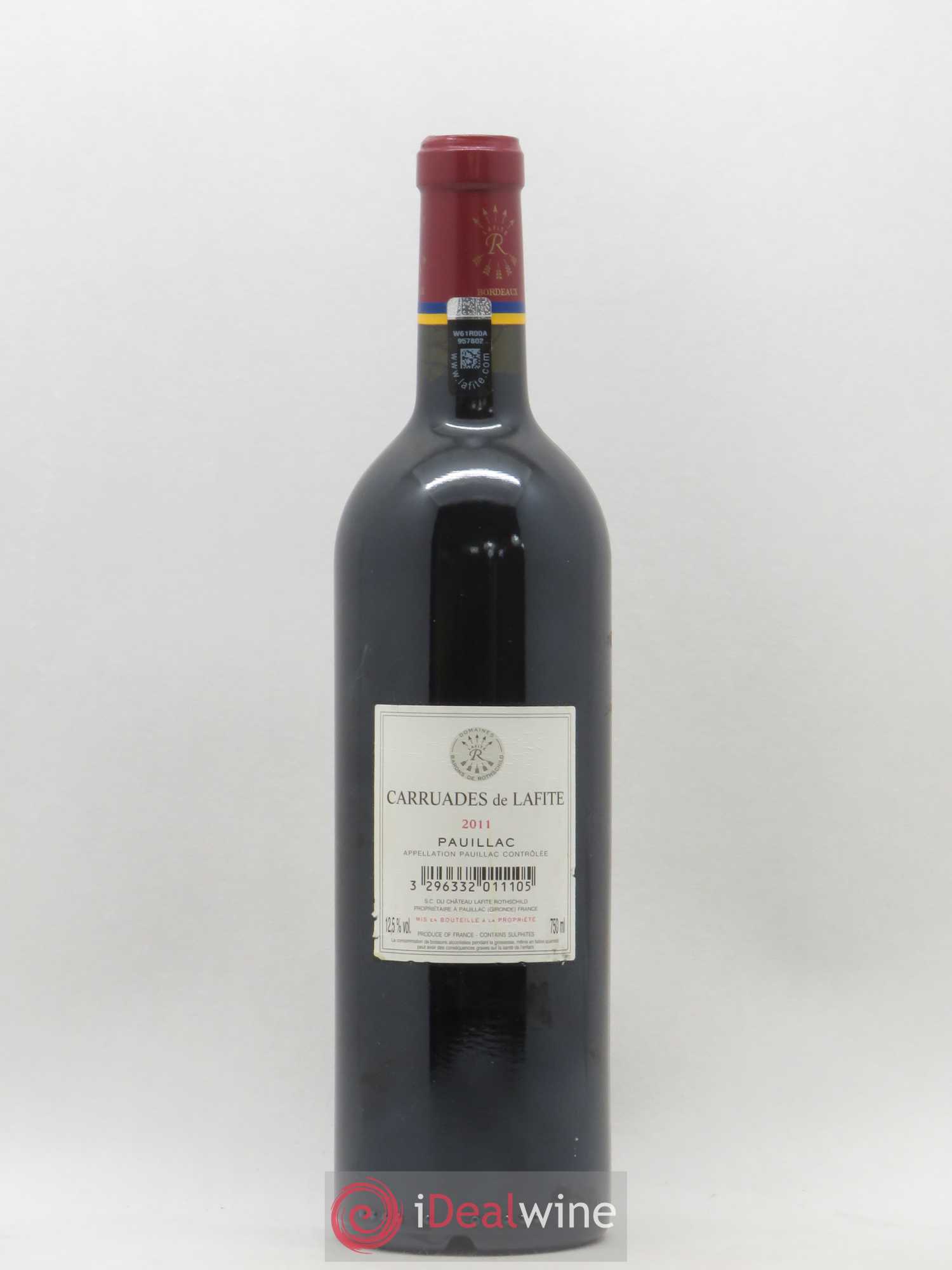 Carruades de Lafite Rothschild Second Vin 2011 - Lot de 1 bouteille - 1