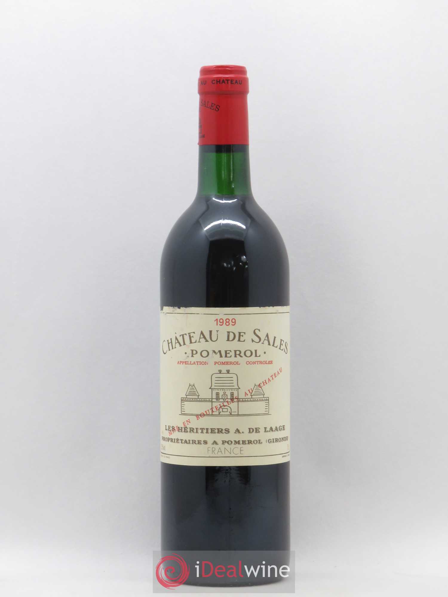 Château de Sales 1989 - Lot de 1 bouteille - 0