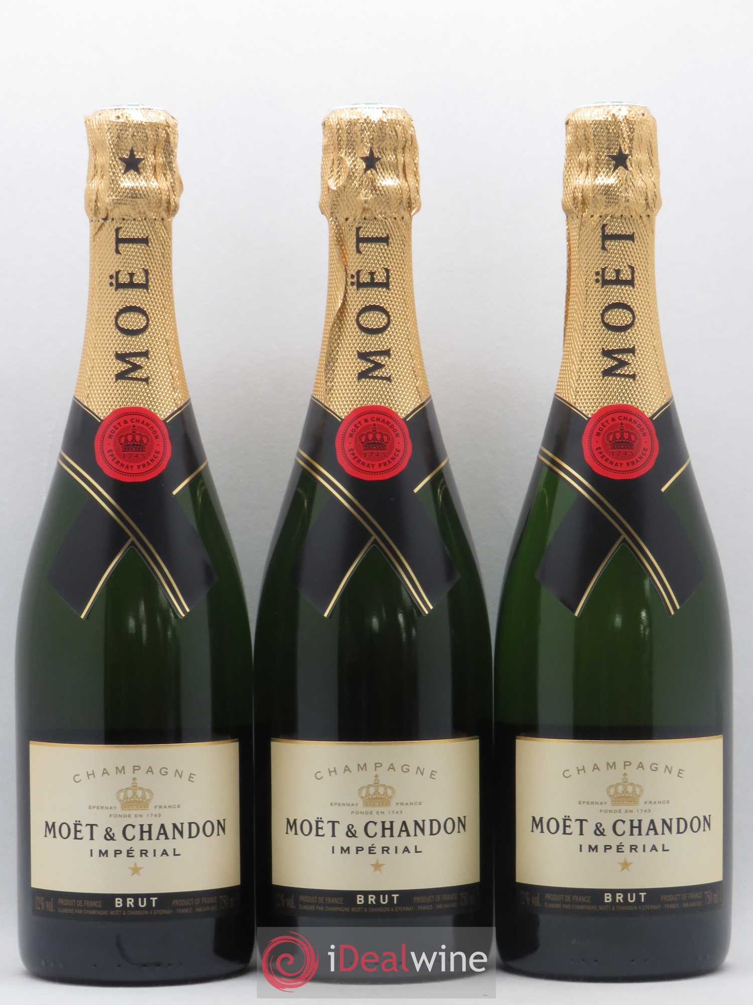 Impérial Brut Moët et Chandon - Lot de 3 bouteilles - 0