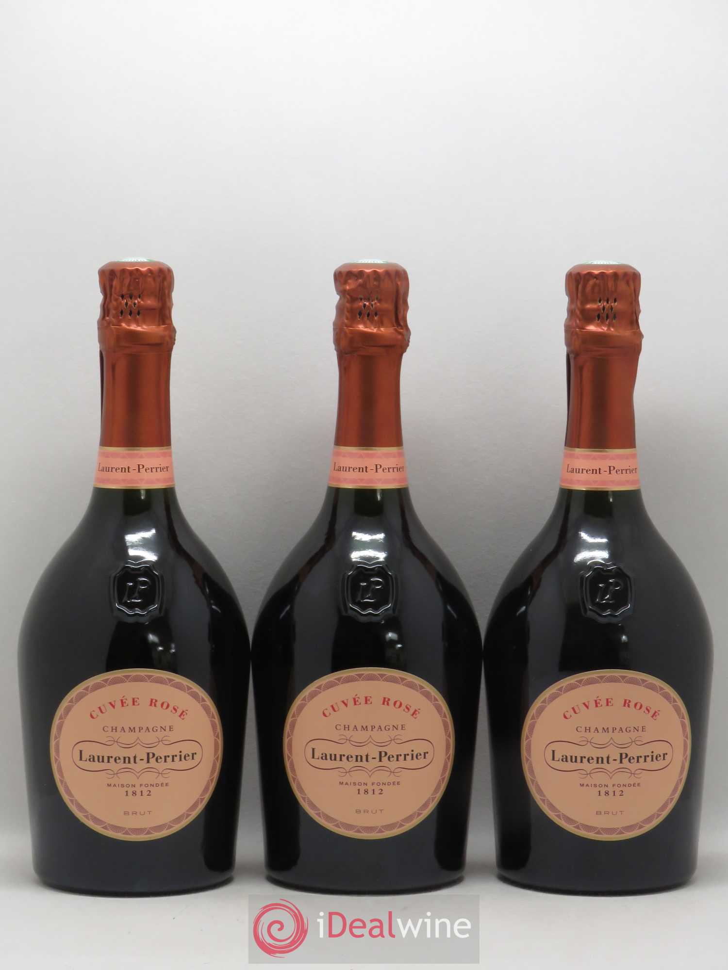Rosé Brut Laurent Perrier - Lot de 3 bouteilles - 0