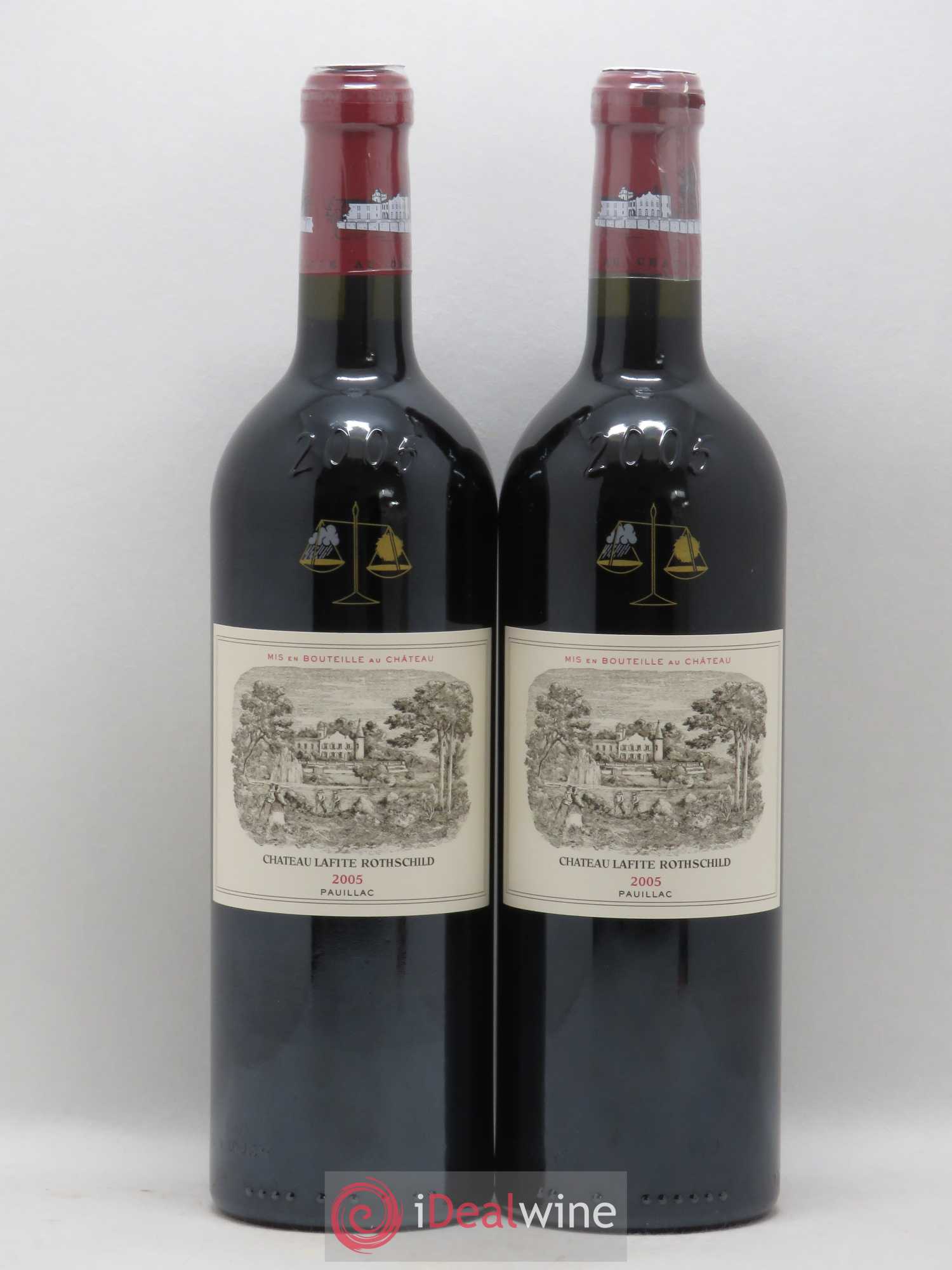 Château Lafite Rothschild 1er Grand Cru Classé 2005 - Lot de 2 bouteilles - 0