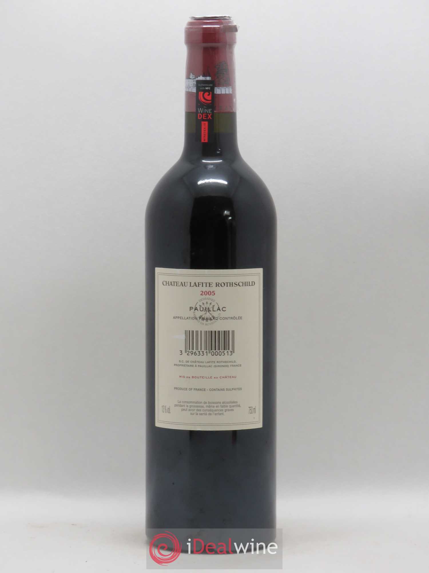 Château Lafite Rothschild 1er Grand Cru Classé 2005 - Lot de 1 bouteille - 1