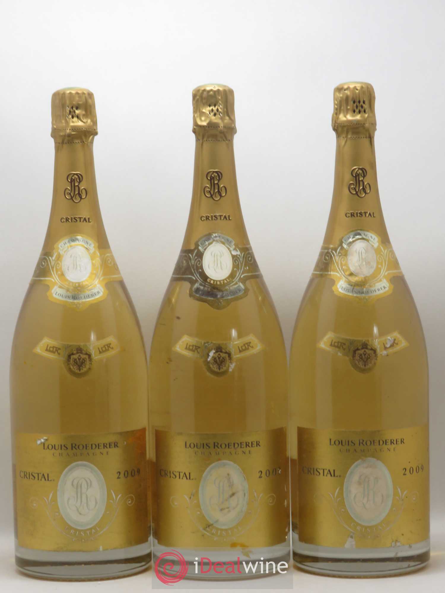 Cristal Louis Roederer 2009 - Lot de 3 magnums - 0