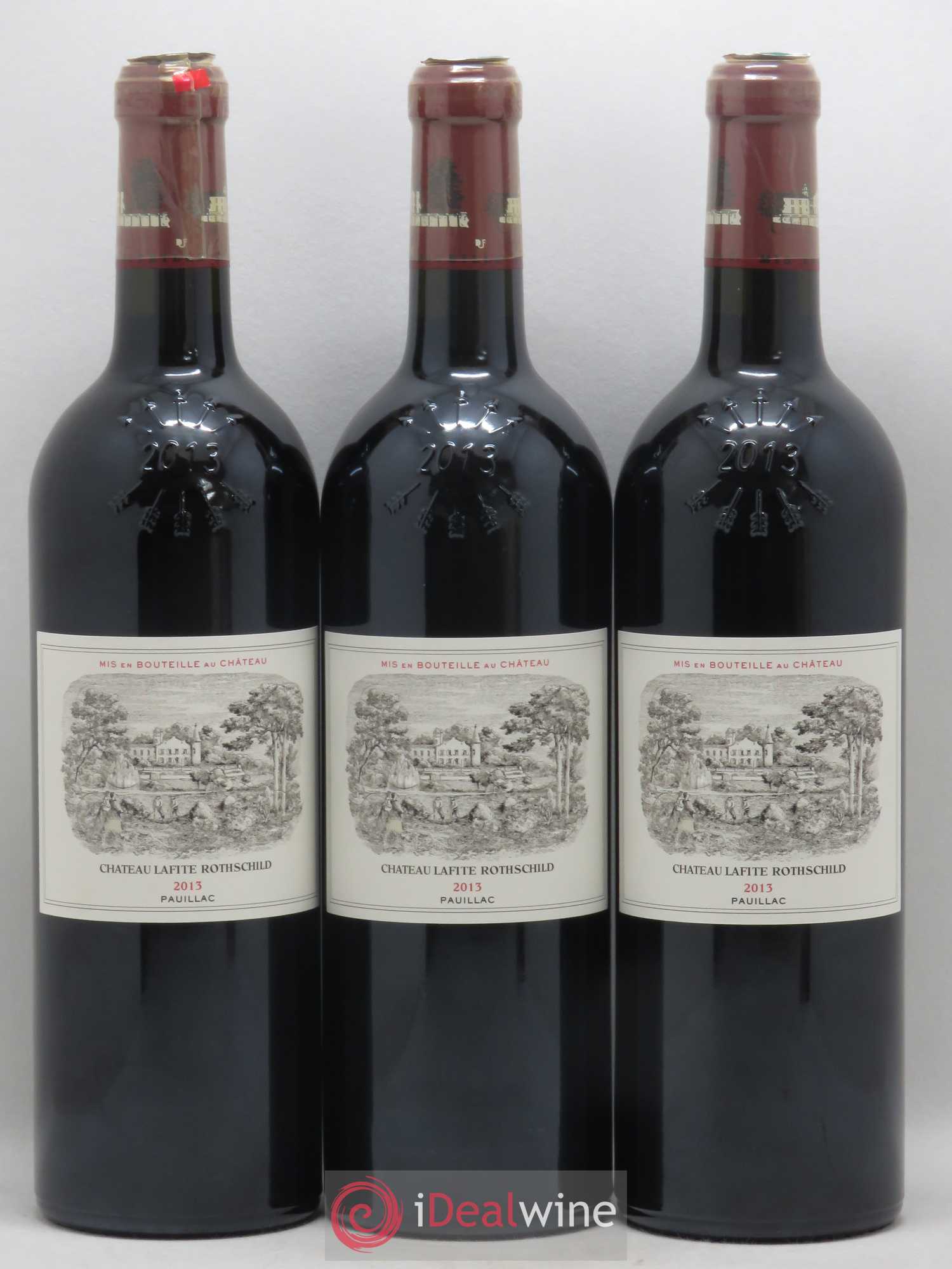 Château Lafite Rothschild 1er Grand Cru Classé 2013 - Lot de 3 bouteilles - 0