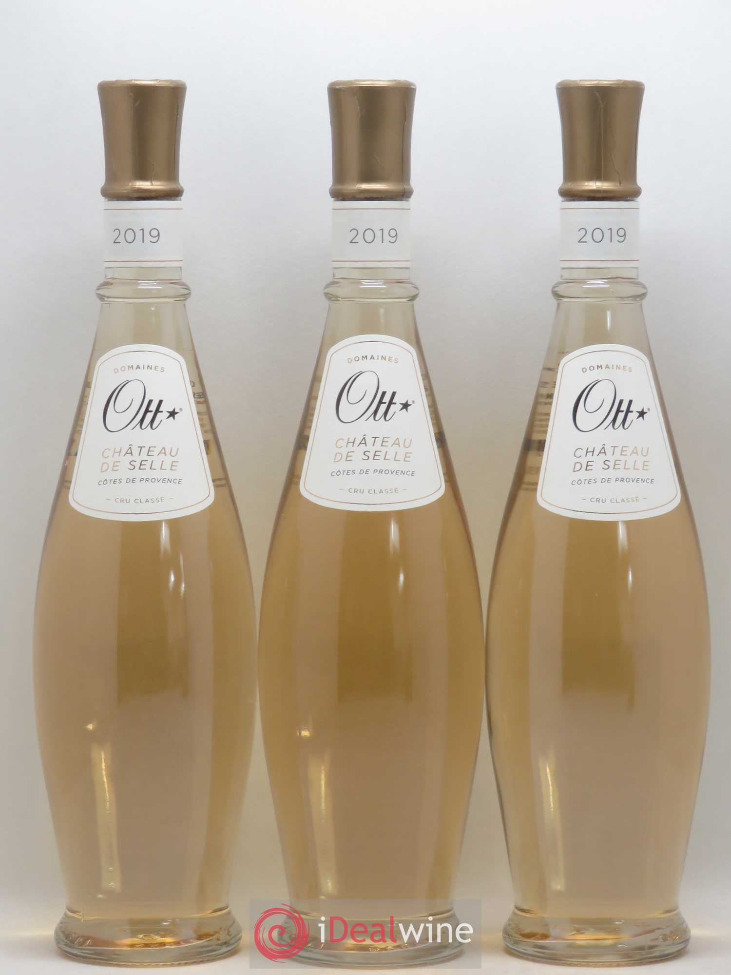 Côtes de Provence Château de Selle Famille Ott 2019 - Lot de 6 bouteilles - 1