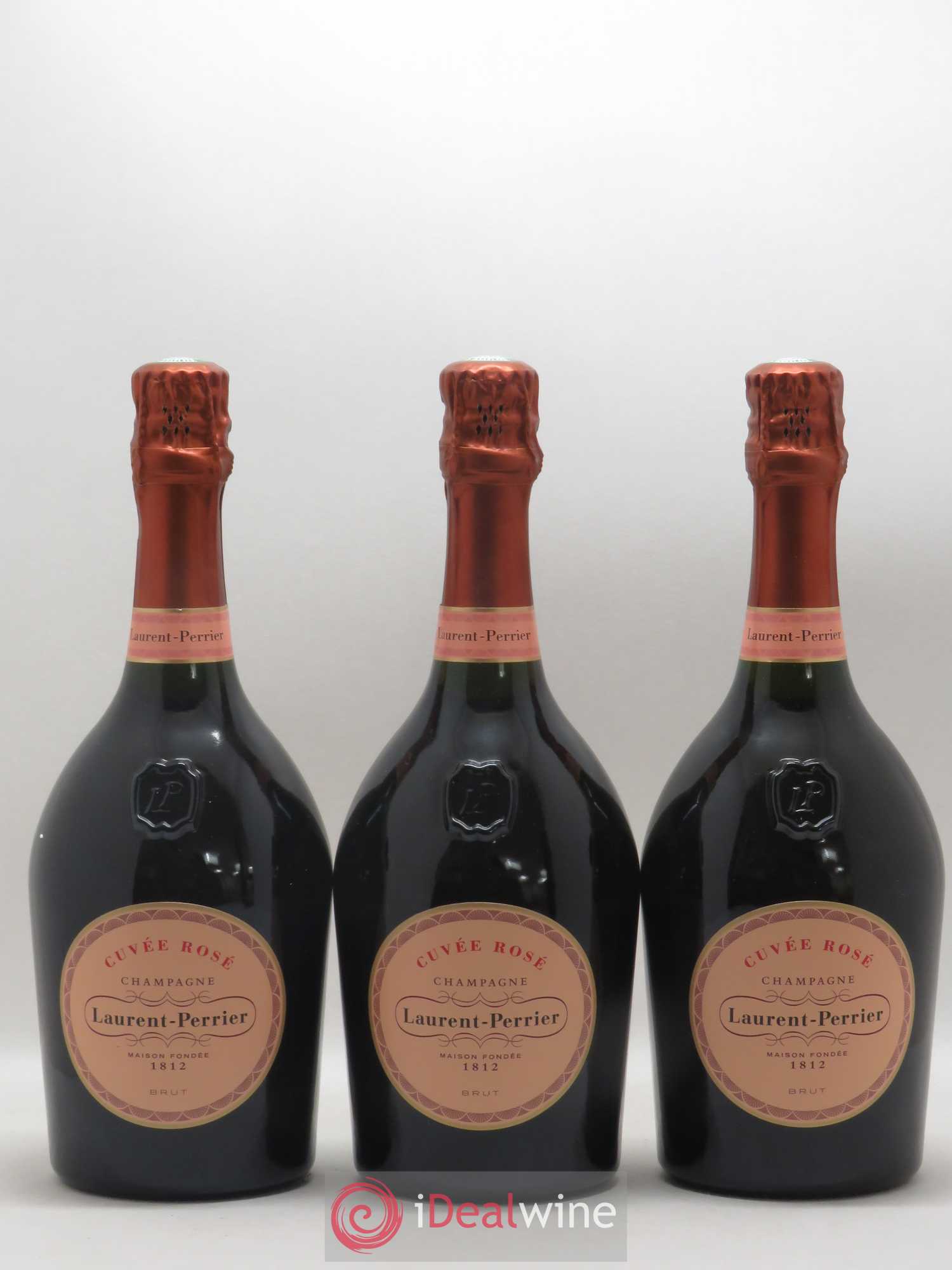 Rosé Brut Laurent Perrier - Lot de 3 bouteilles - 0