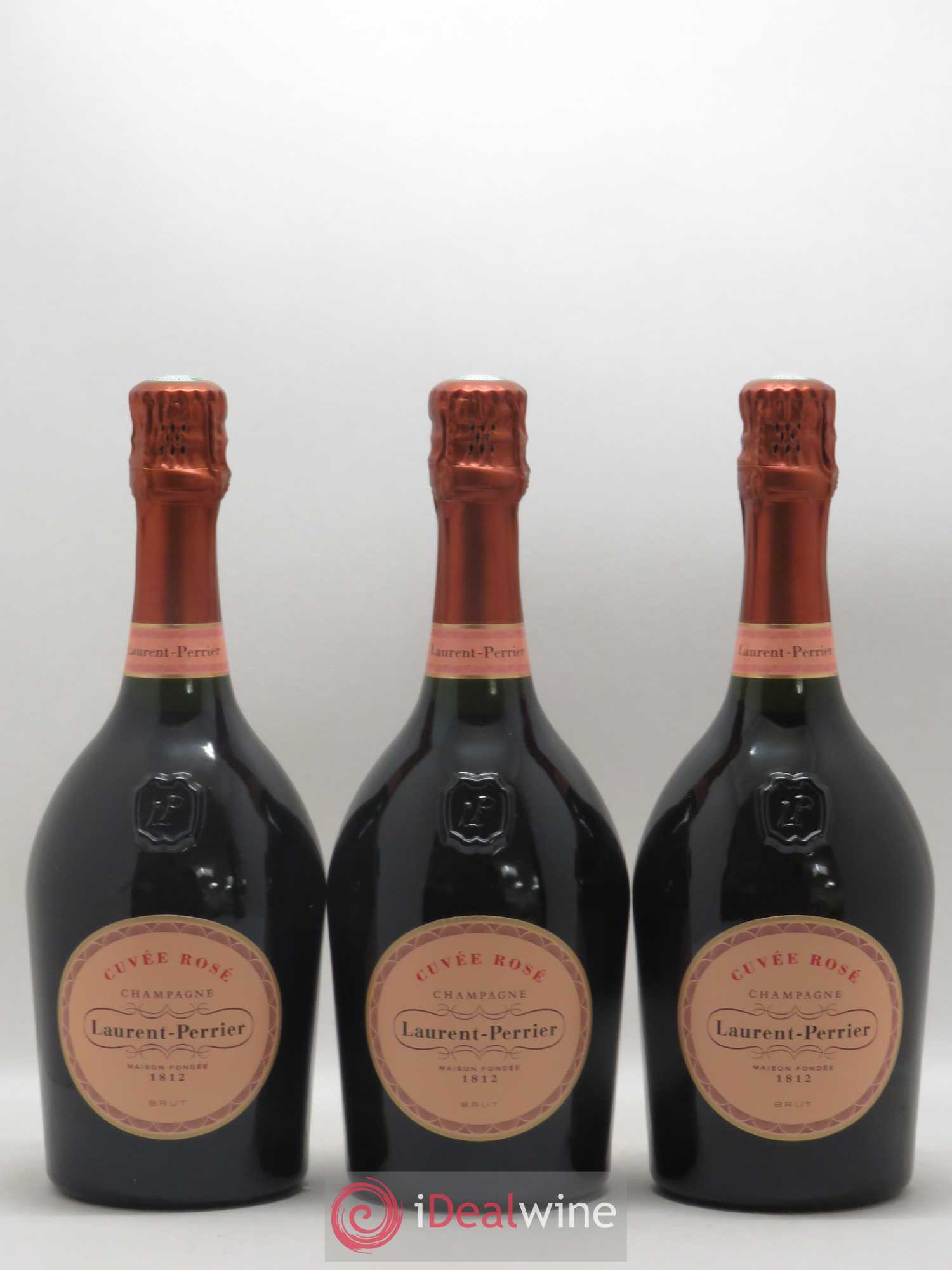 Rosé Brut Laurent Perrier - Lot de 3 bouteilles - 0