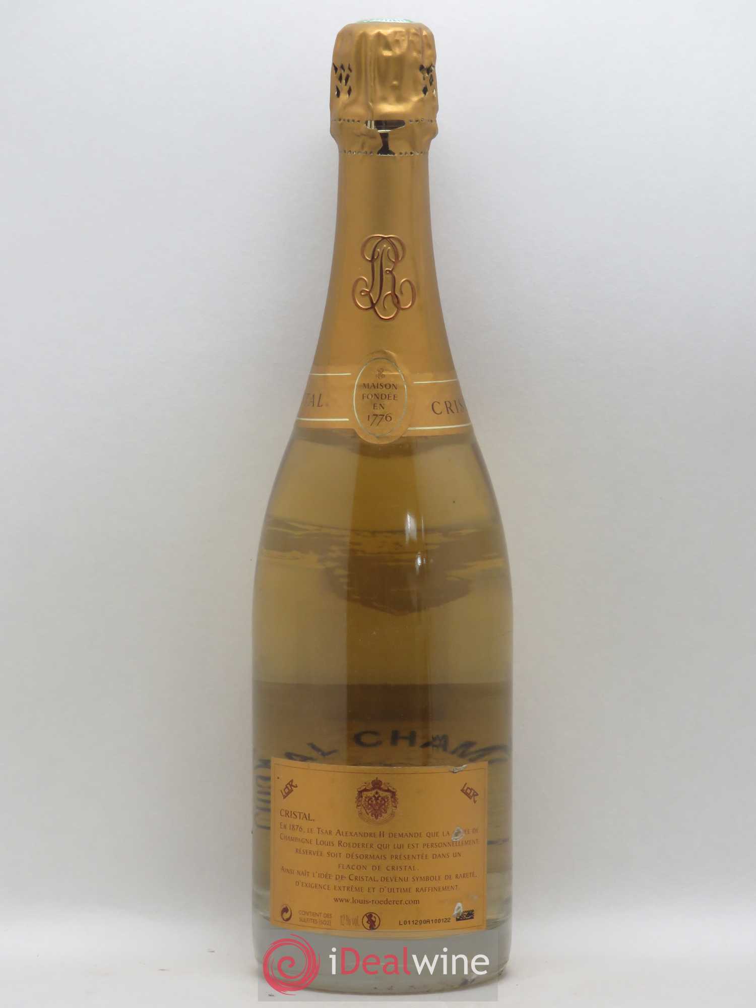 Cristal Louis Roederer 2007 - Lot de 1 bouteille - 1