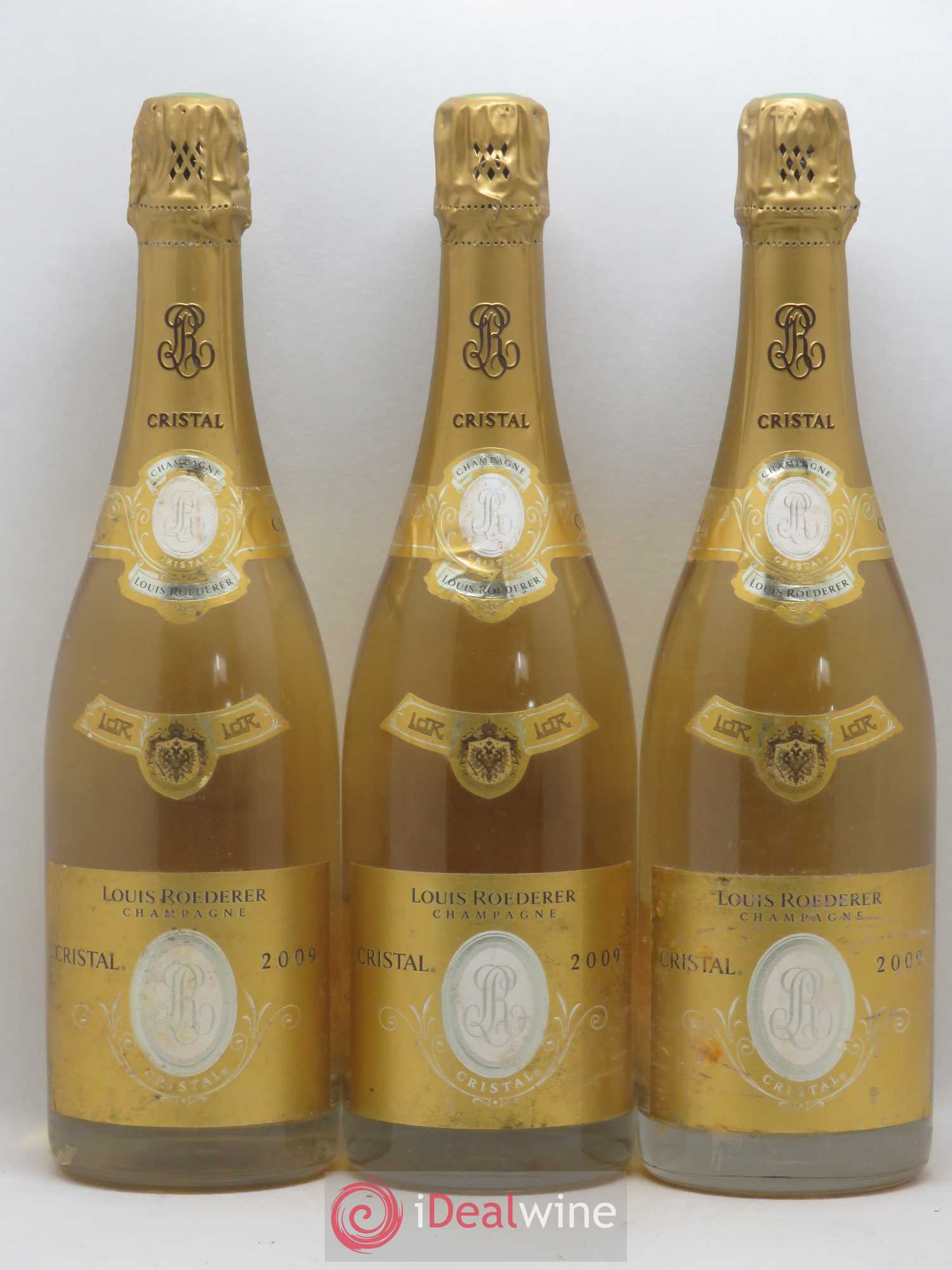 Cristal Louis Roederer 2009 - Lot de 3 bouteilles - 0