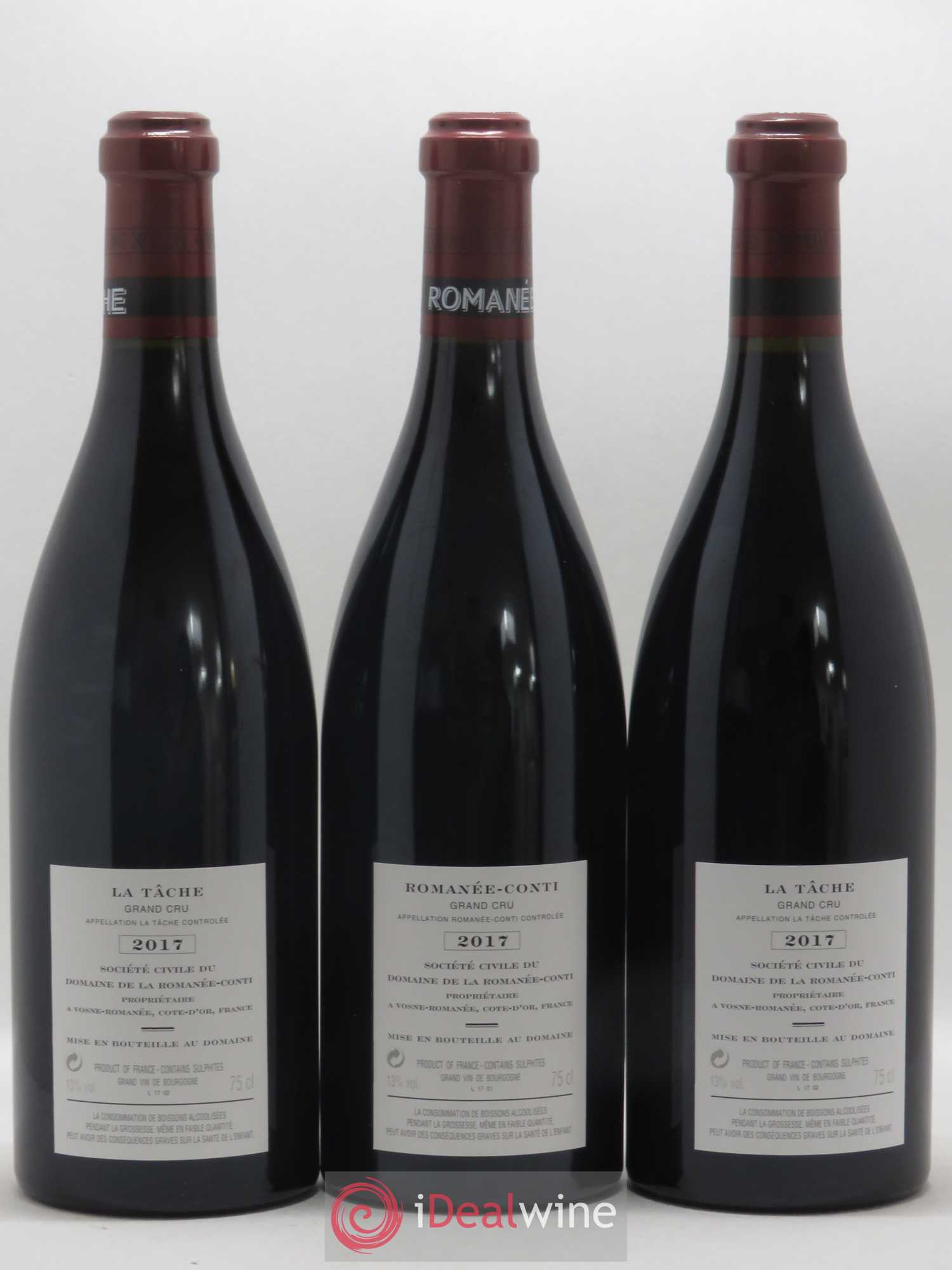 Assortiment 2017 du Domaine de la Romanée-Conti Domaine de la Romanée-Conti 1 Romanée-Conti Grand Cru - 4 La Tâche Grand Cru - 3 Richebourg Grand Cru - 4 Romanée-Saint-Vivant Grand Cru 2017 - Lot de 1 bouteille - 8