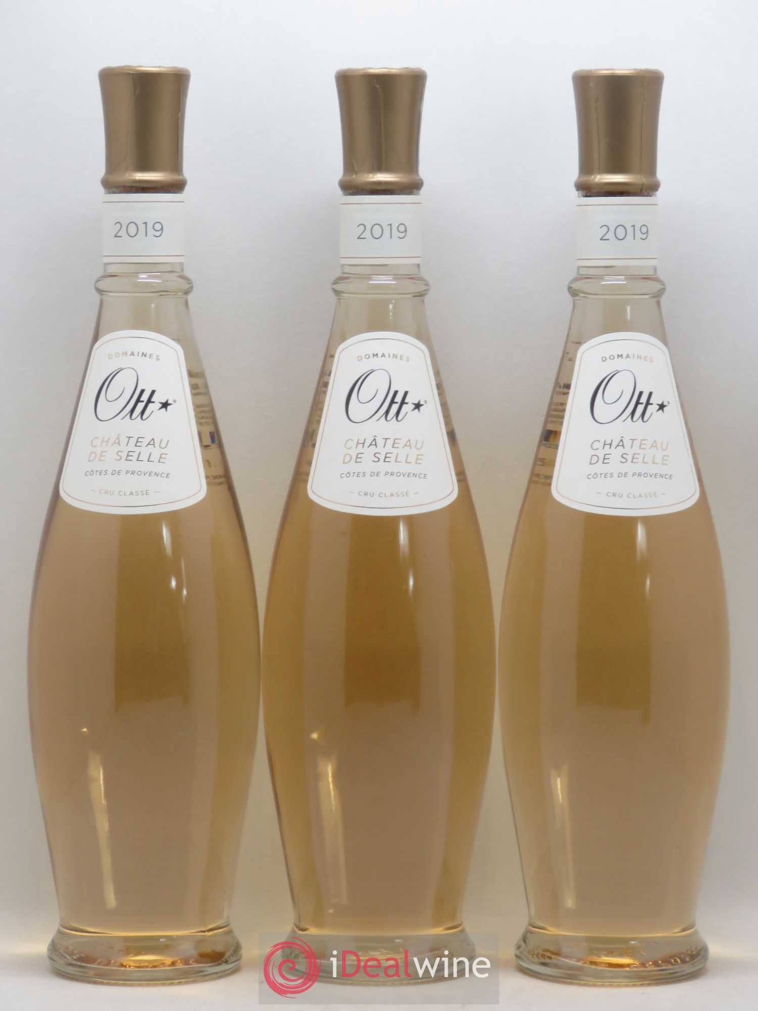 Côtes de Provence Château de Selle Famille Ott 2019 - Lot de 3 bouteilles - 0