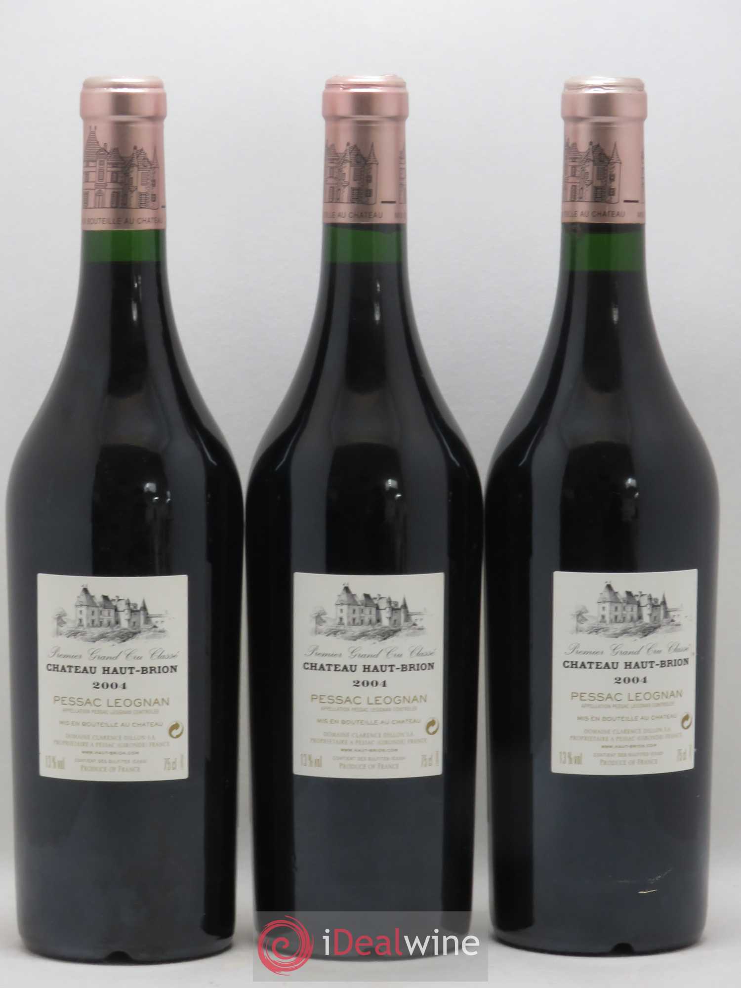Château Haut Brion 1er Grand Cru Classé 2004 - Lot de 12 bouteilles - 8