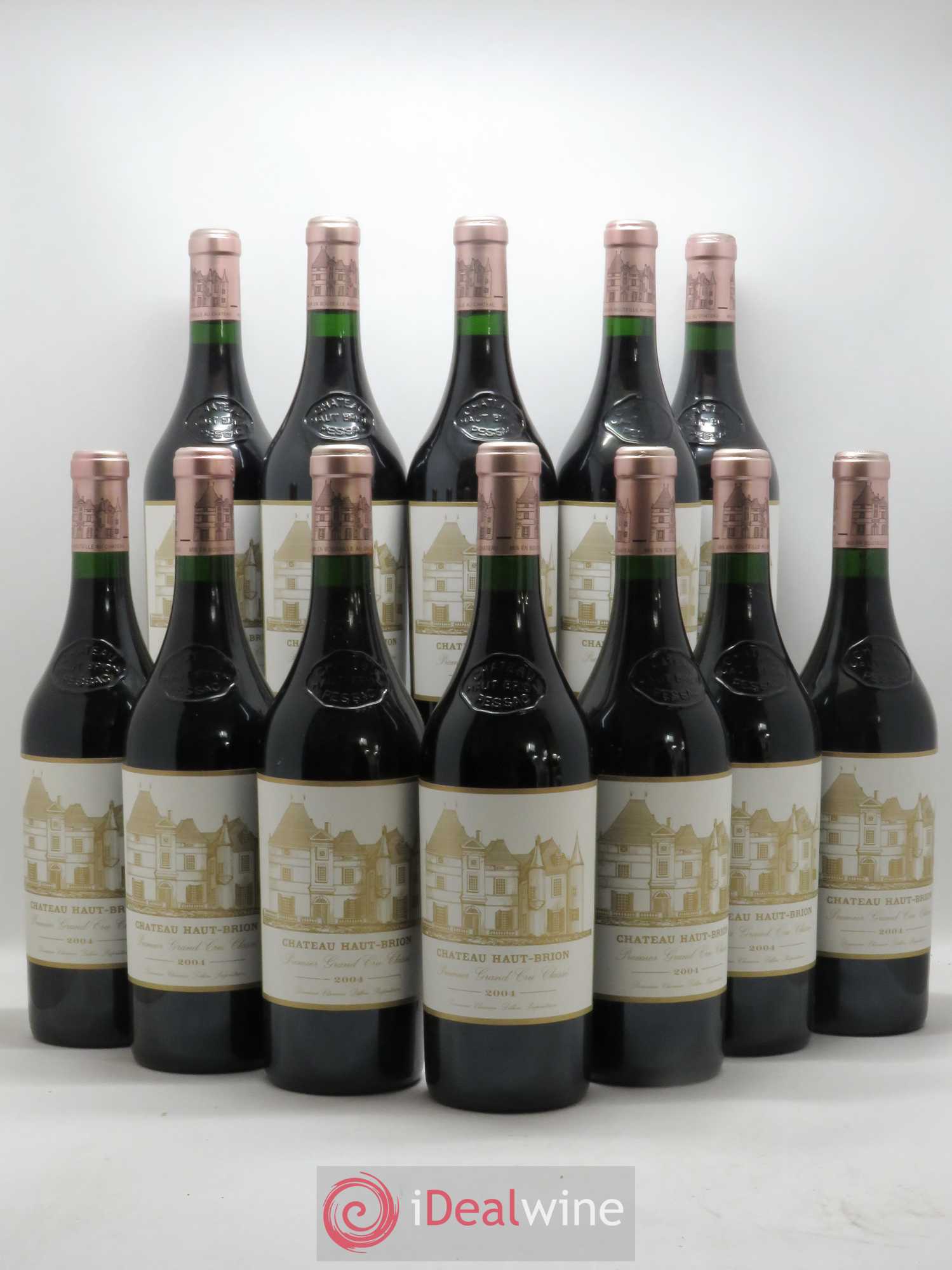 Château Haut Brion 1er Grand Cru Classé 2004 - Lot de 12 bouteilles - 0