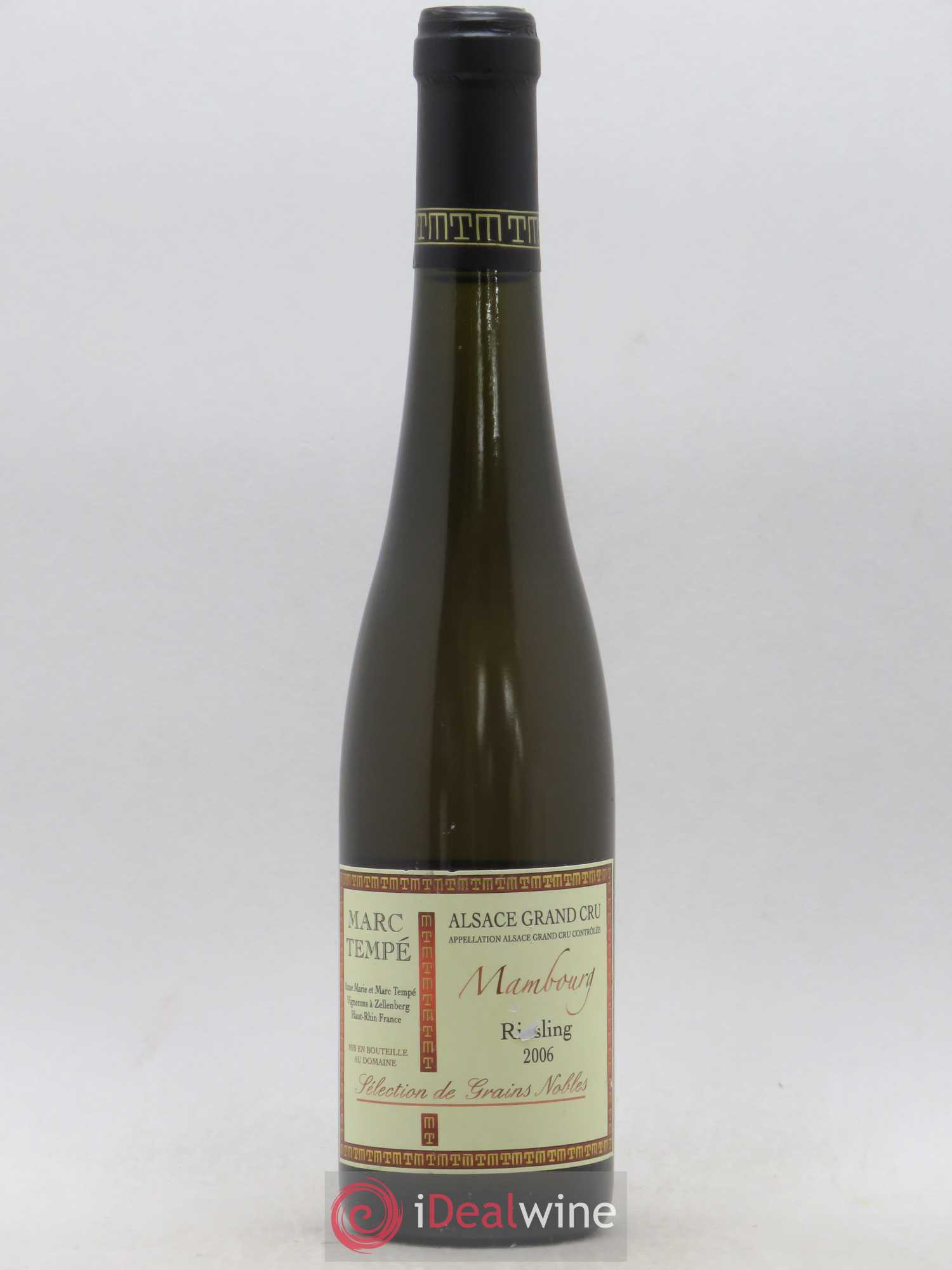 Riesling Mambourg Grand Cru Marc Tempé Sélection de Grains Nobles 2006 - Posten von 1 Demi-Flasche - 0