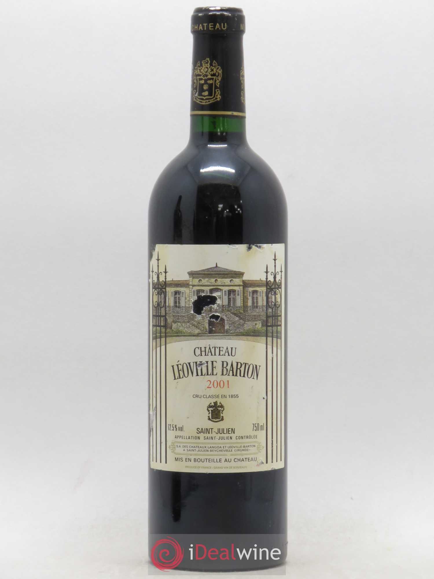 Château Léoville Barton 2ème Grand Cru Classé 2001 - Lot de 1 bouteille - 0
