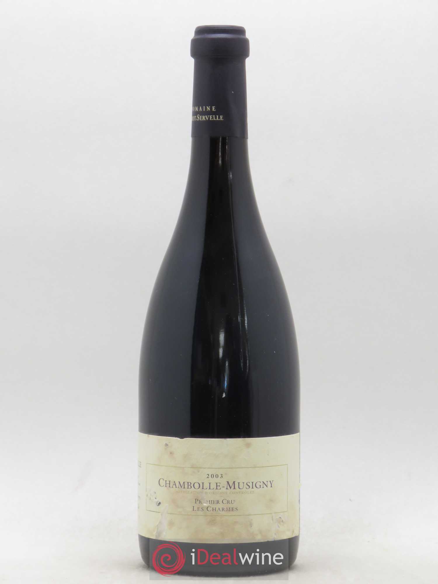 Chambolle-Musigny 1er Cru Les Charmes Amiot-Servelle 2003 - Lot de 1 bouteille - 0