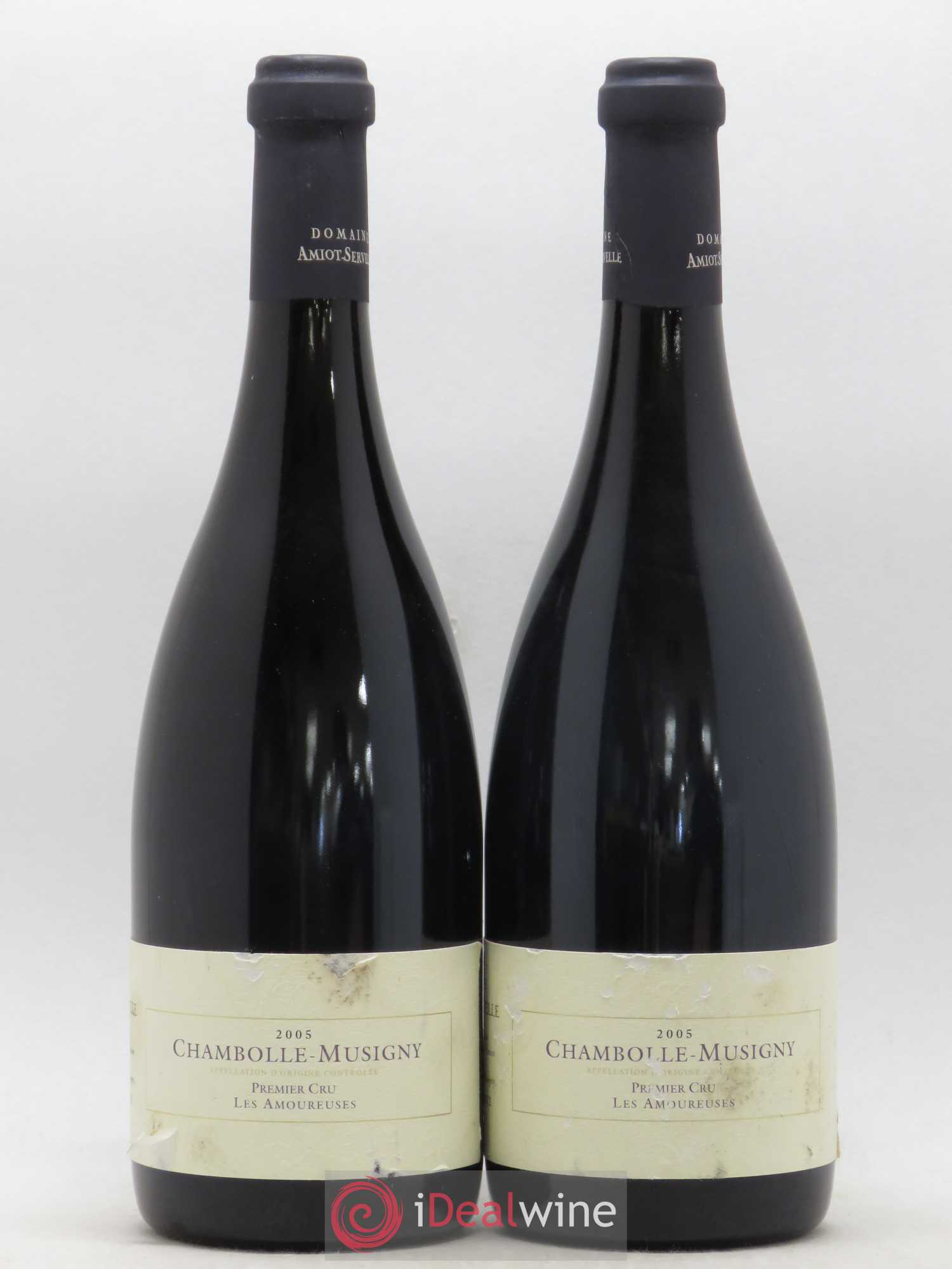 Chambolle-Musigny 1er Cru Les Amoureuses Amiot-Servelle 2005 - Lot de 2 bouteilles - 0