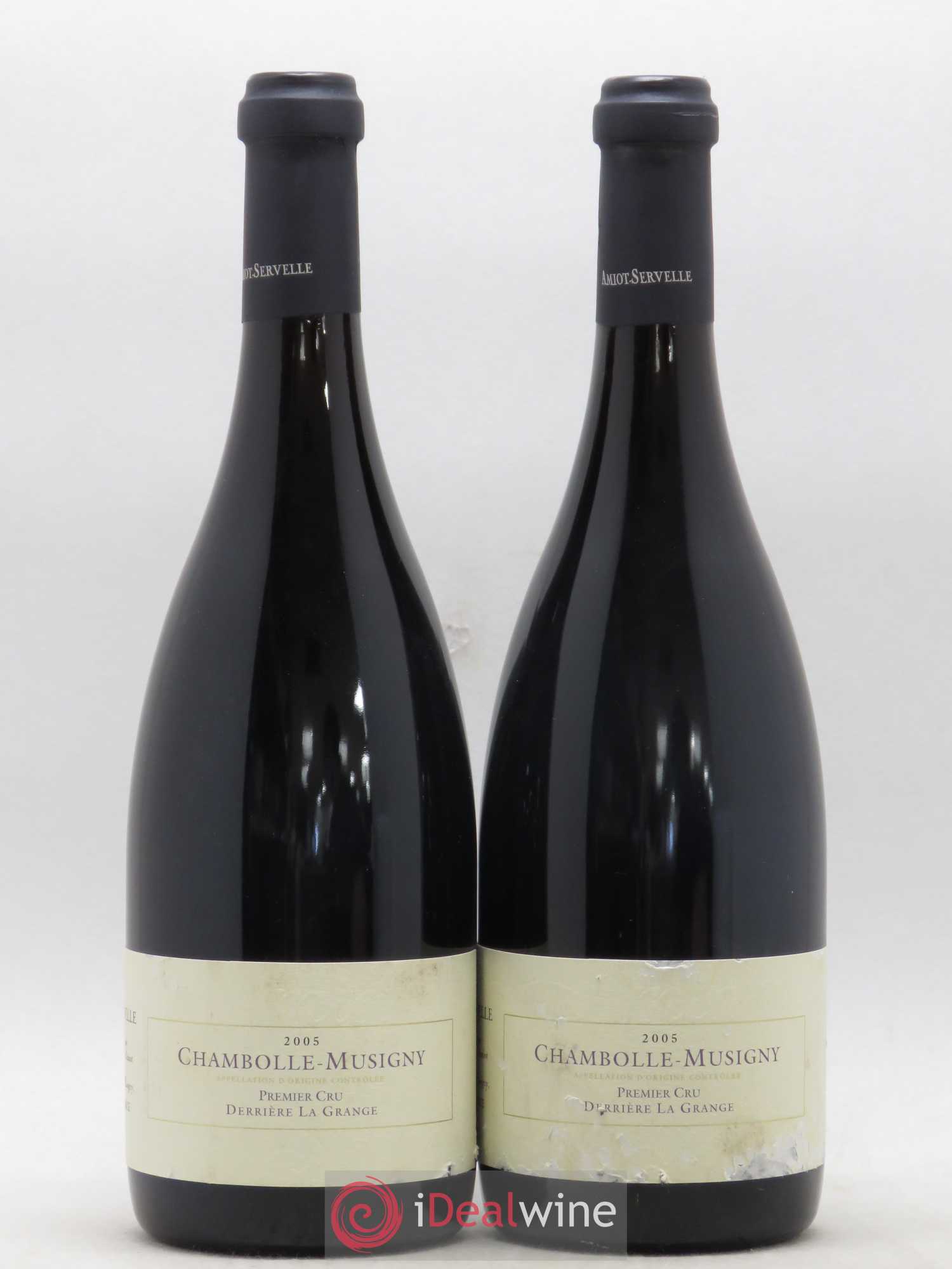 Chambolle-Musigny 1er Cru Derrière la Grange Amiot-Servelle 2005 - Lot de 2 bouteilles - 0