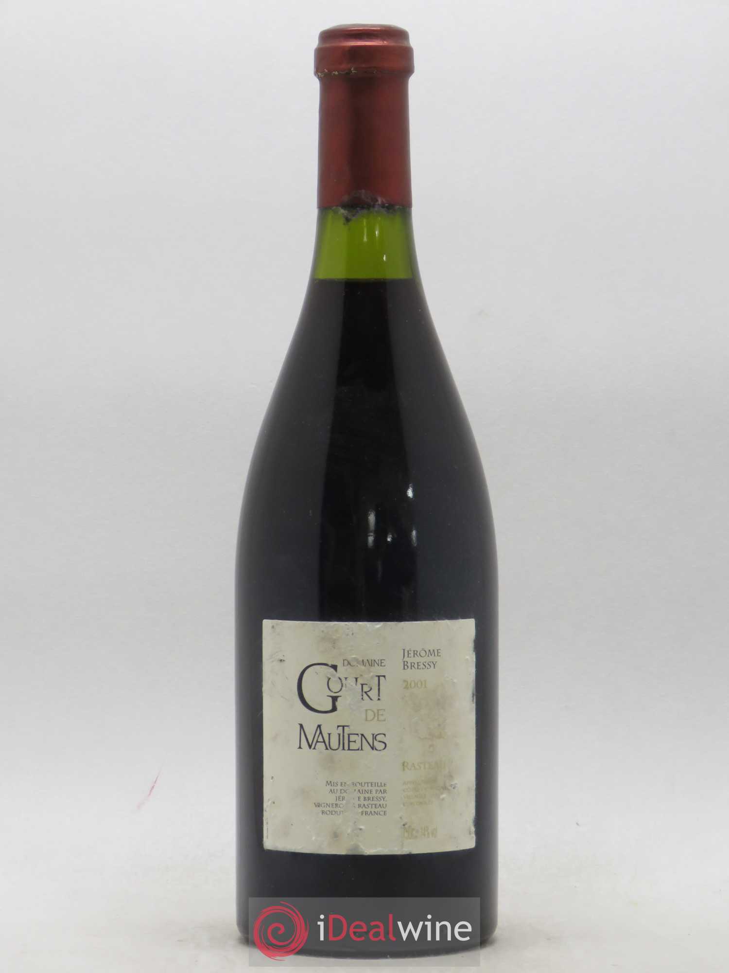 Rasteau Domaine Gourt de Mautens - Jérôme Bressy 2001 - Lot de 1 bouteille - 0