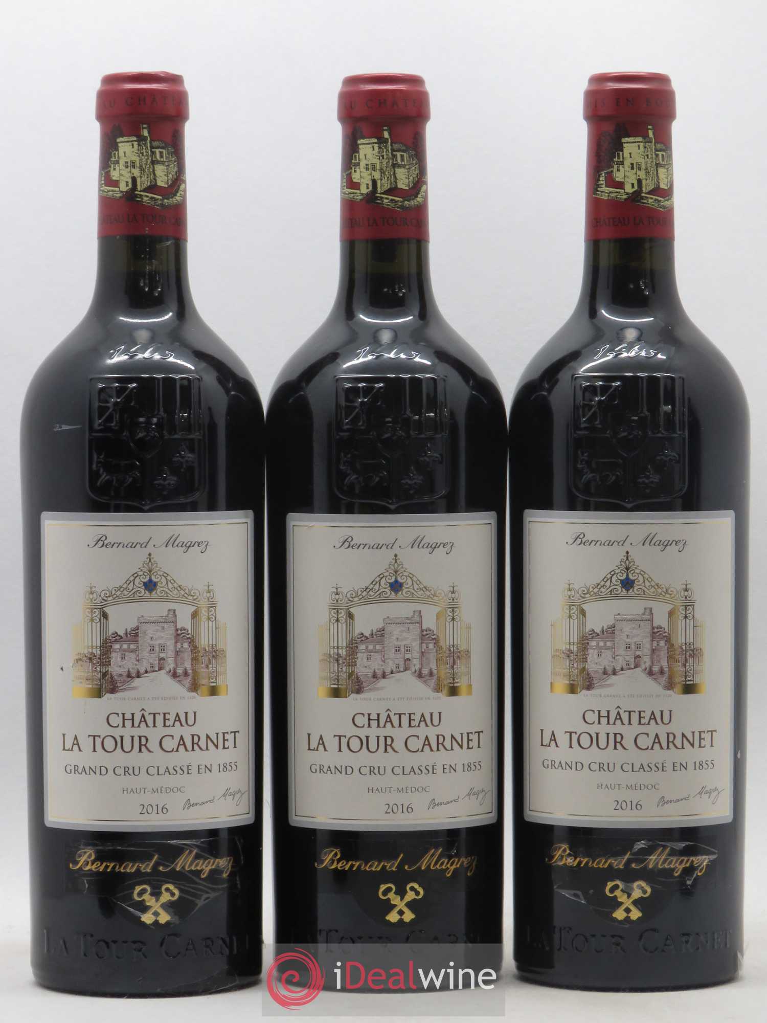 Château la Tour Carnet 4ème Grand Cru Classé 2016 - Lot de 6 bouteilles - 2