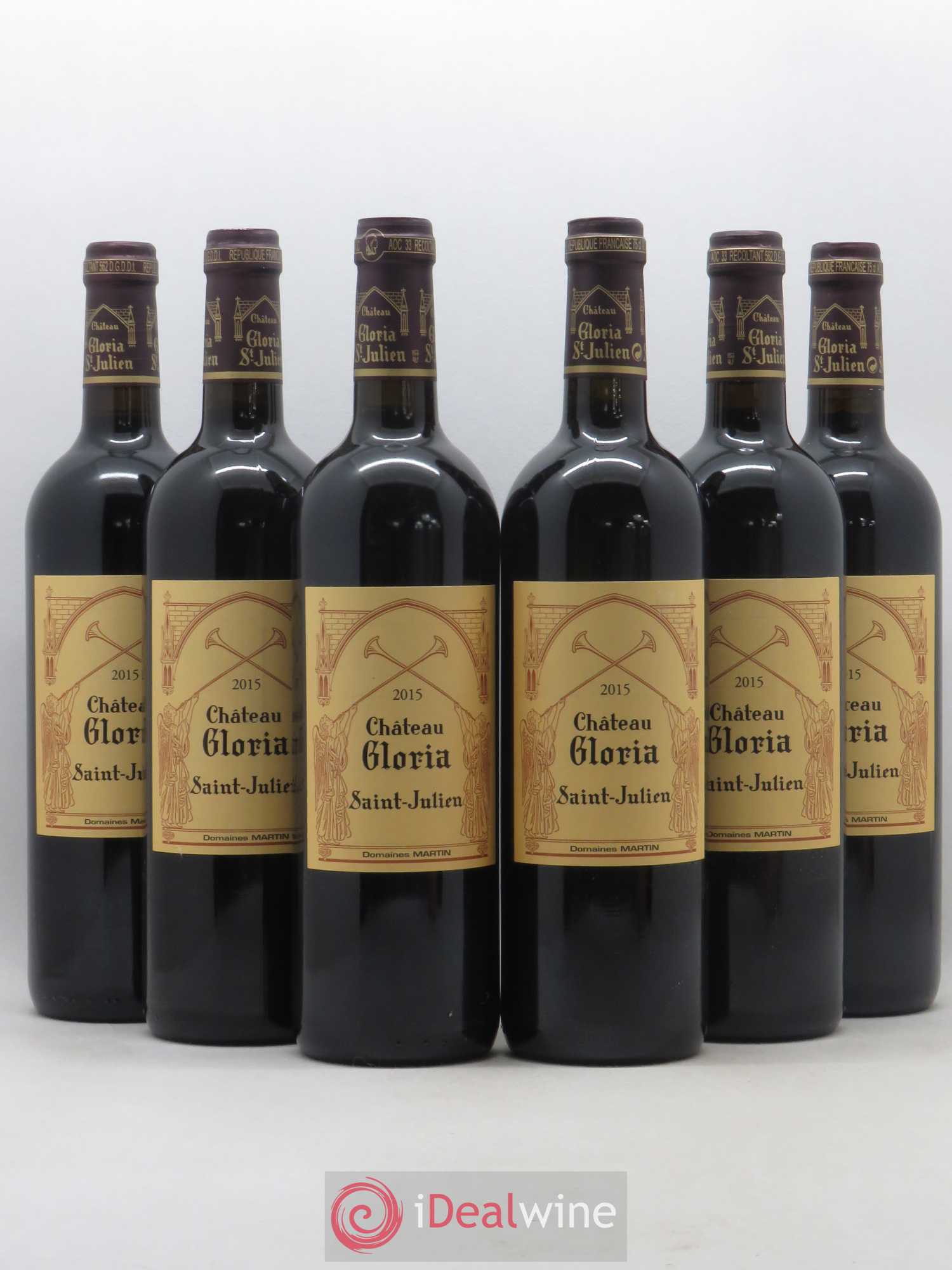 Château Gloria 2015 - Lot de 6 bouteilles - 0