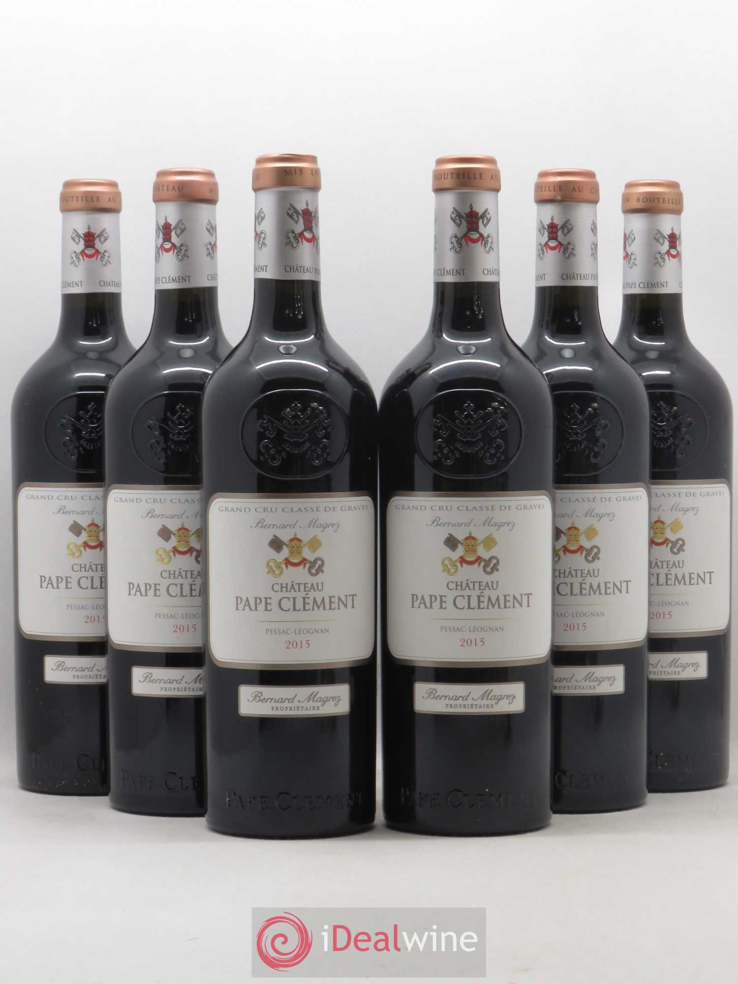 Château Pape Clément Cru Classé de Graves 2015 - Lot de 6 bouteilles - 0