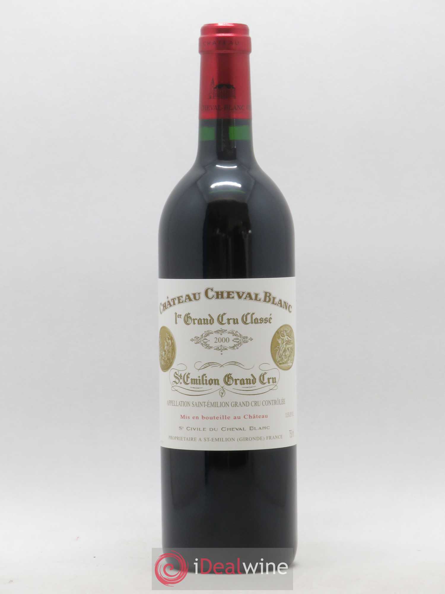Château Cheval Blanc 1er Grand Cru Classé A 2000 - Lot de 1 bouteille - 0