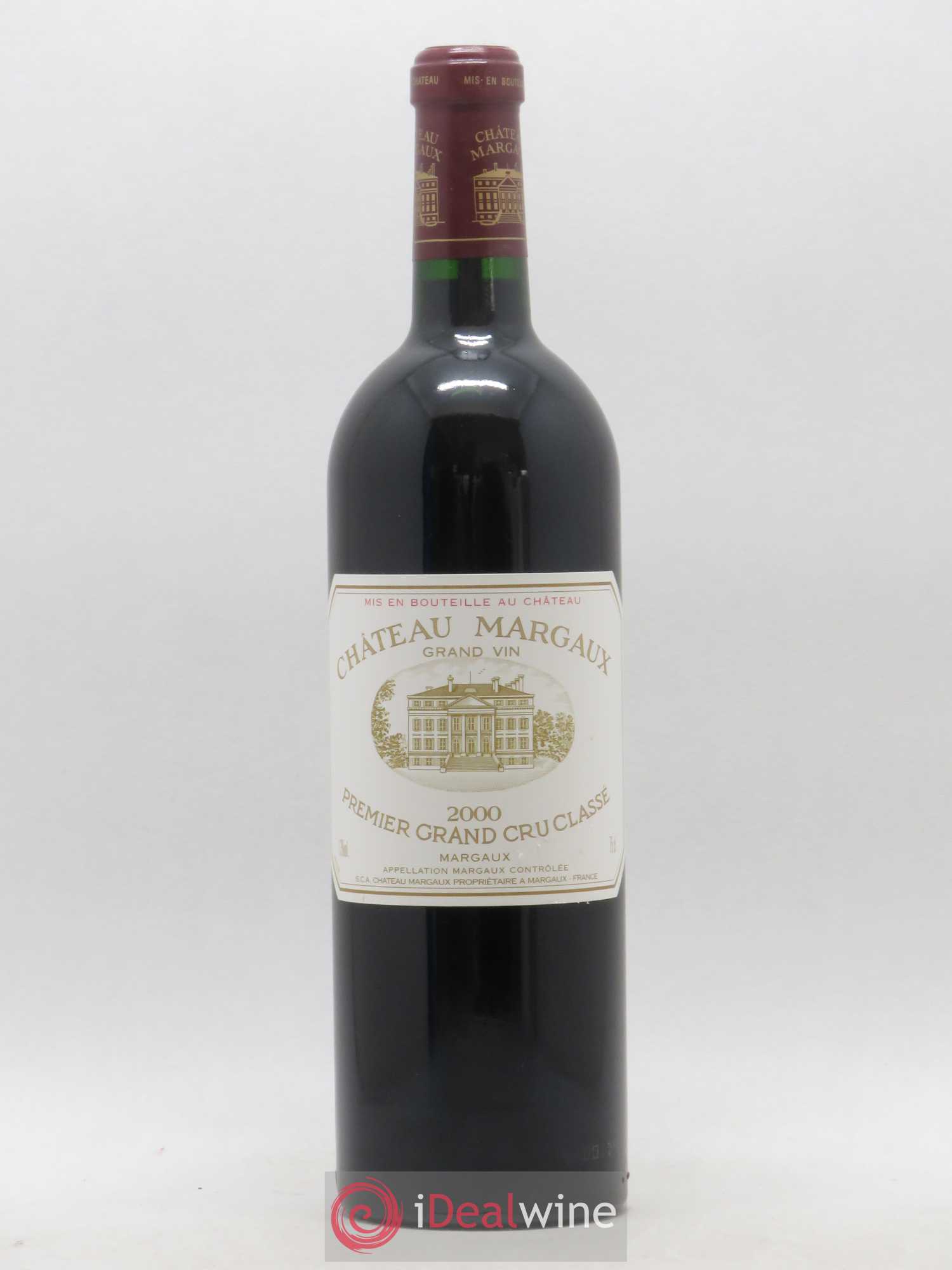 Château Margaux 1er Grand Cru Classé 2000 - Lot de 1 bouteille - 0