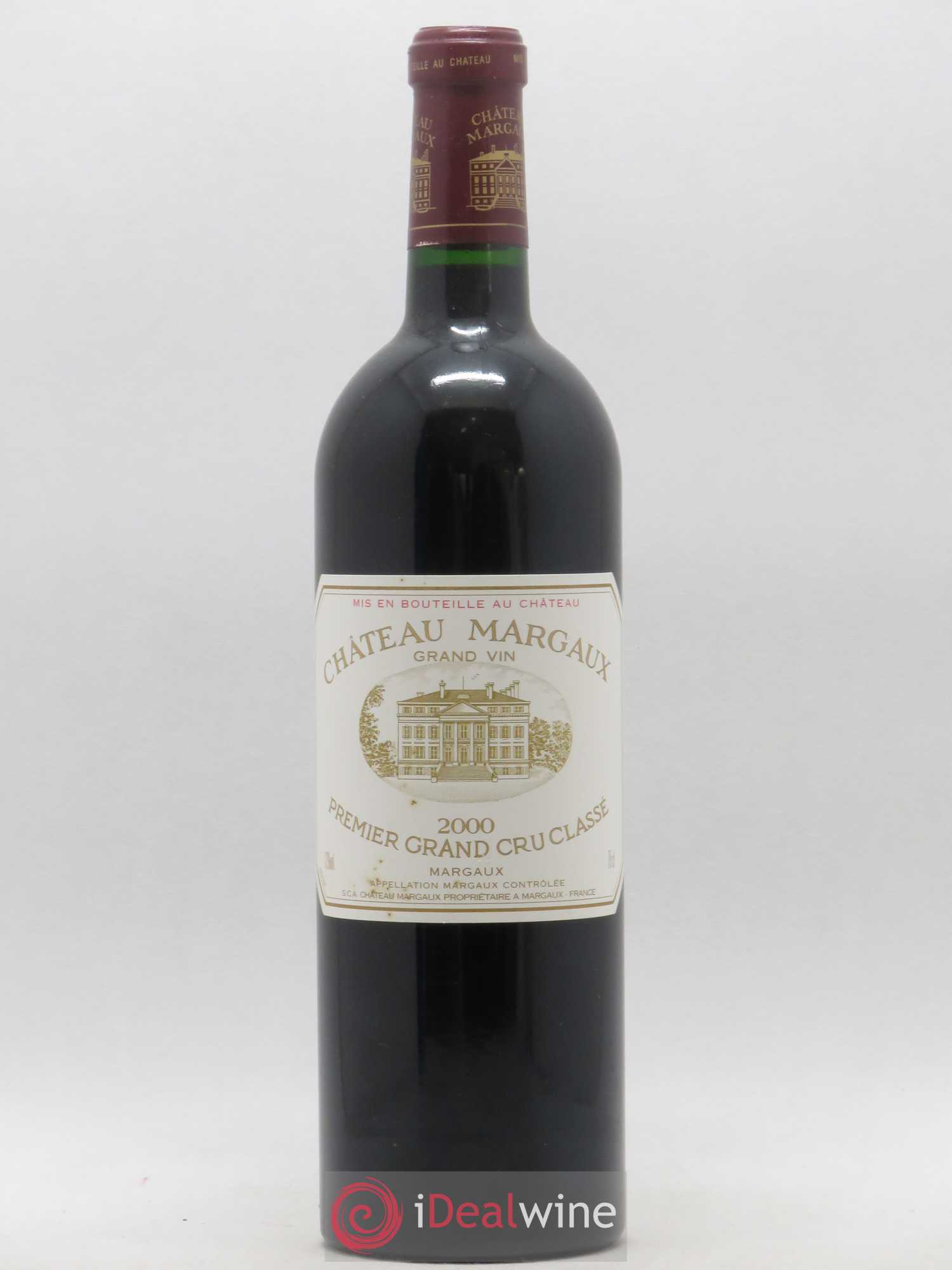 Château Margaux 1er Grand Cru Classé 2000 - Lot de 1 bouteille - 0