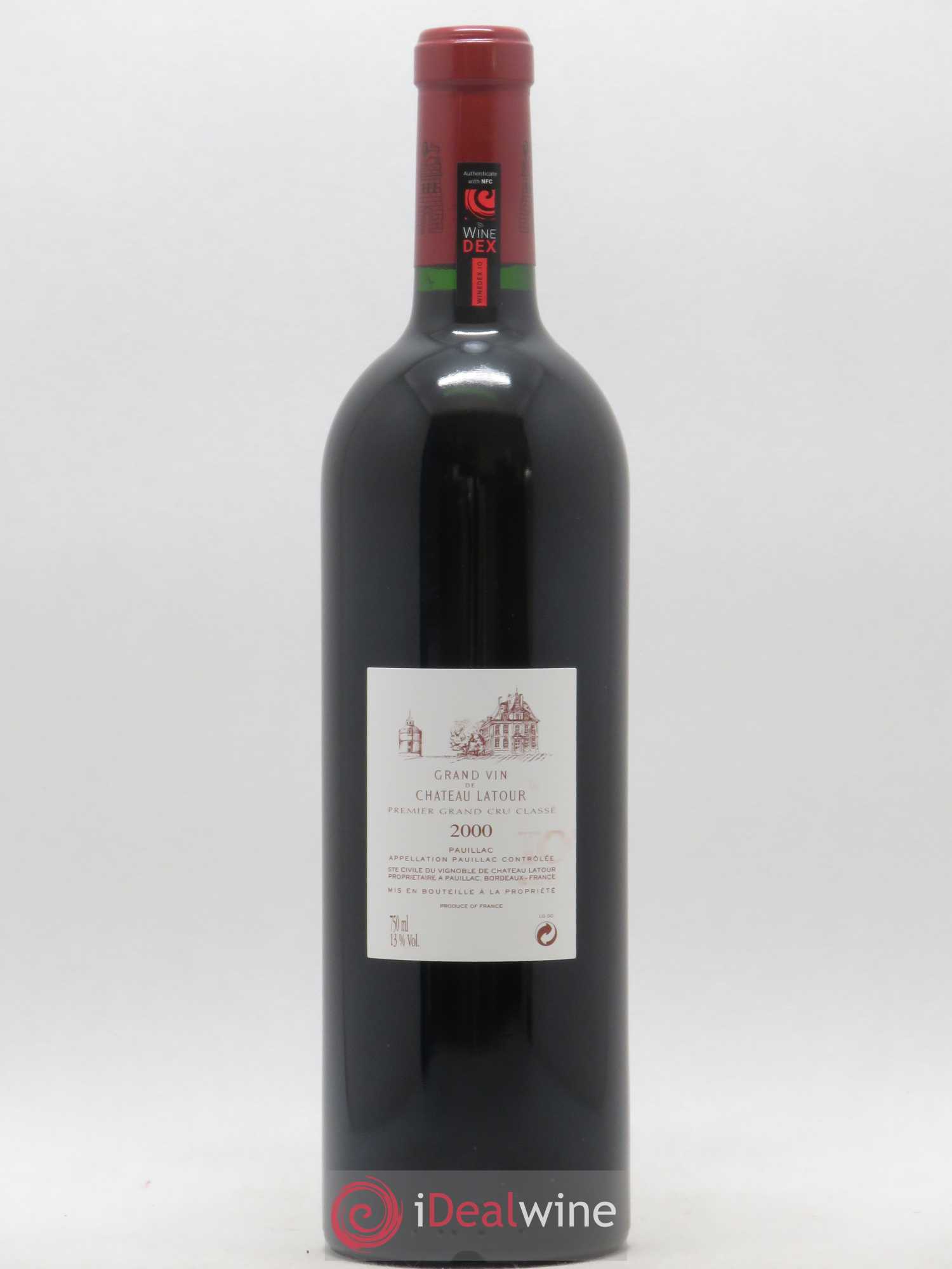 Château Latour 1er Grand Cru Classé 2000 - Lot de 1 bouteille - 1