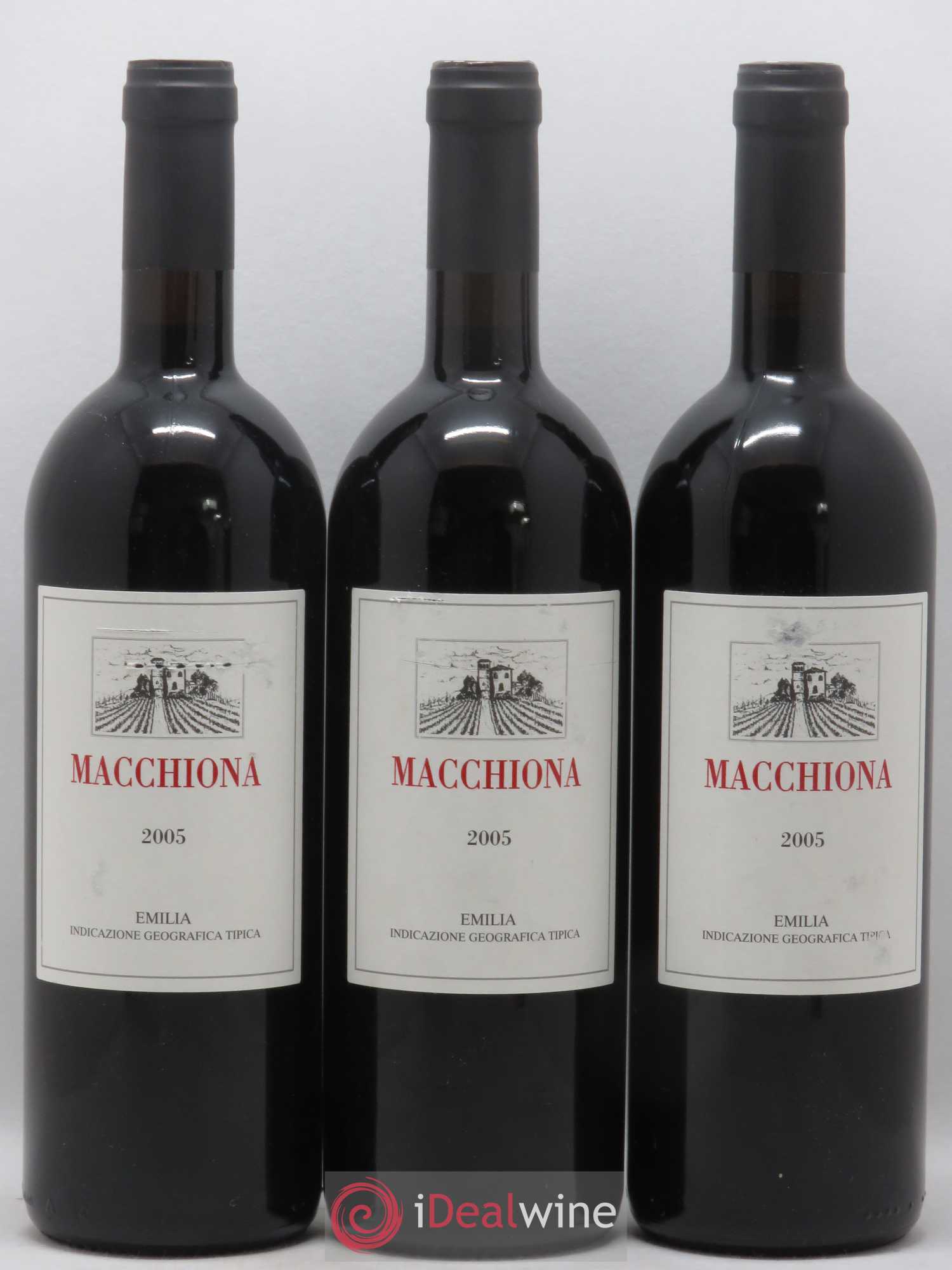 Italie Macchiona La Stoppa Emilia 2005 - Posten von 3 Flaschen - 0