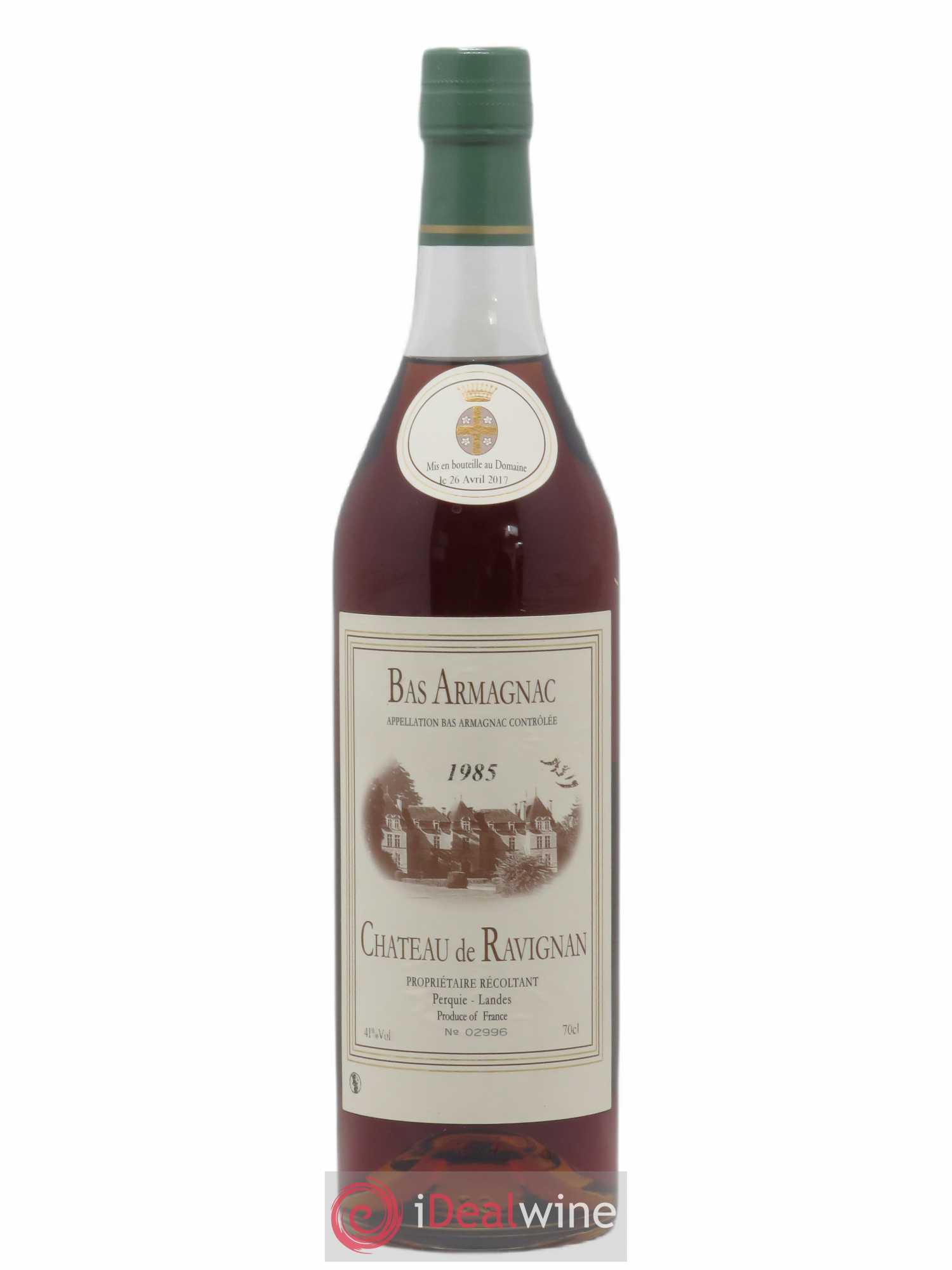 Bas-Armagnac Château Ravignan 1985 - Lot of 1 bottle - 0