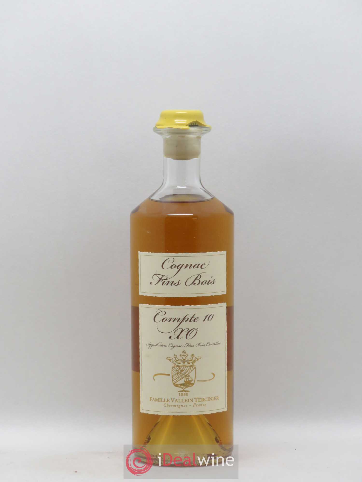 Cognac Tercinier Fins Bois Compte dix XO Valentin - Lot of 1 bottle - 0