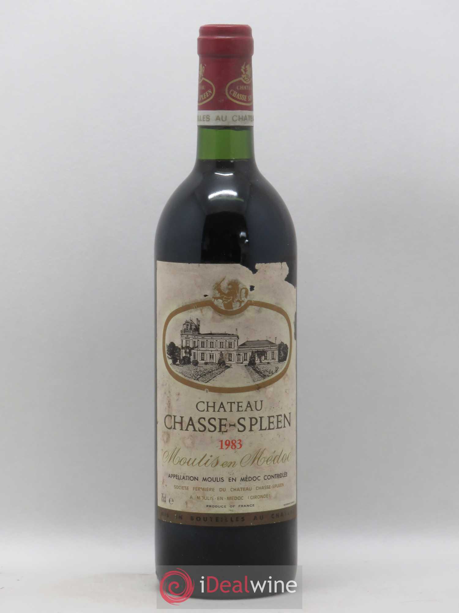 Château Chasse Spleen 1983 - Lot de 1 bouteille - 0