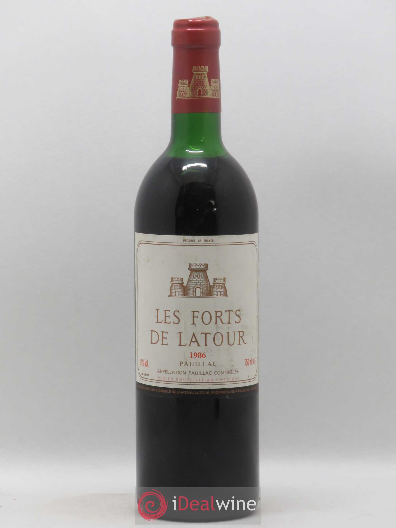 Les Forts de Latour Second Vin 1986 - Lot de 1 bouteille - 0