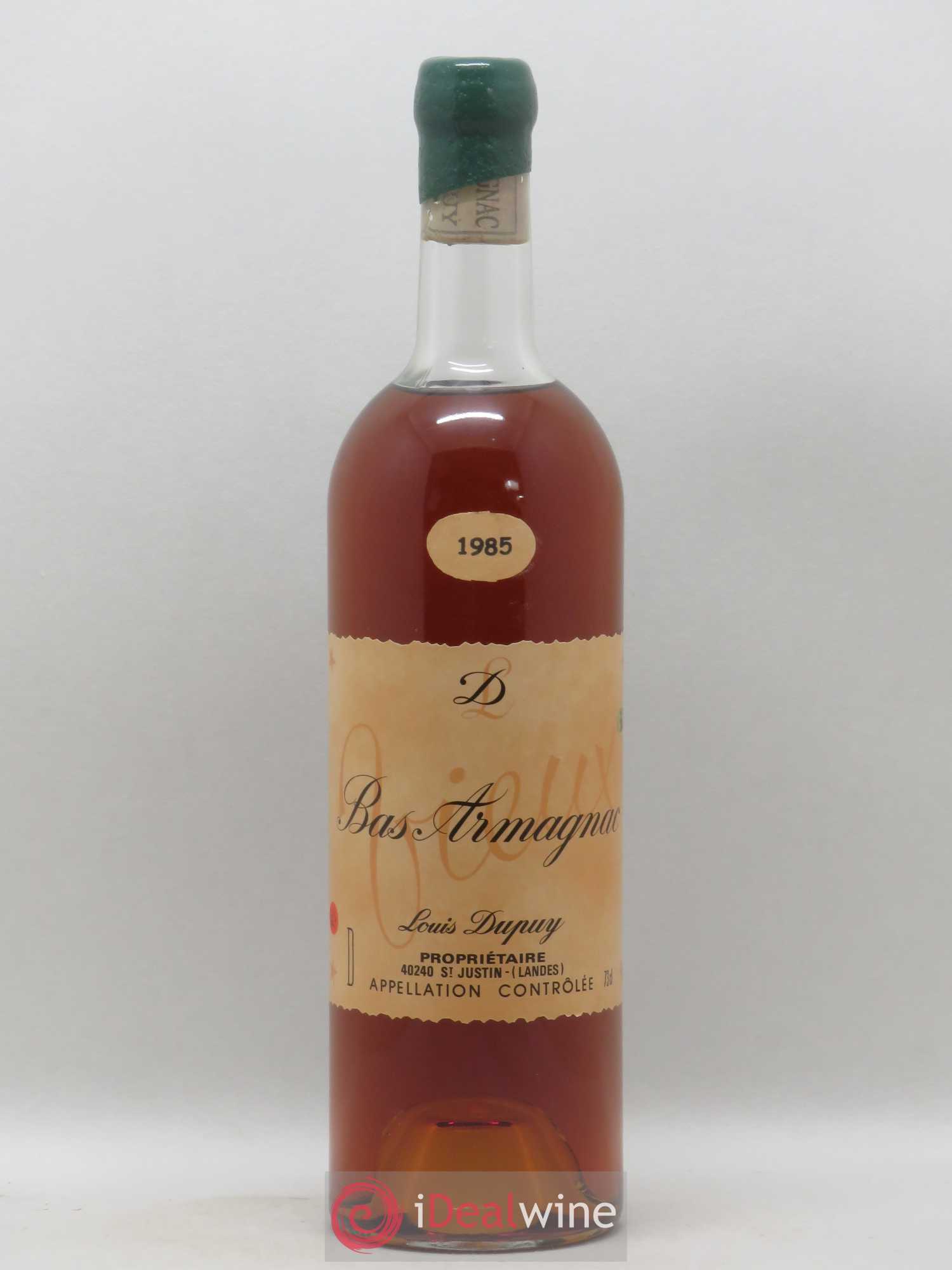 Bas-Armagnac Louis Dupuy 1985 - Posten von 1 Flasche - 0