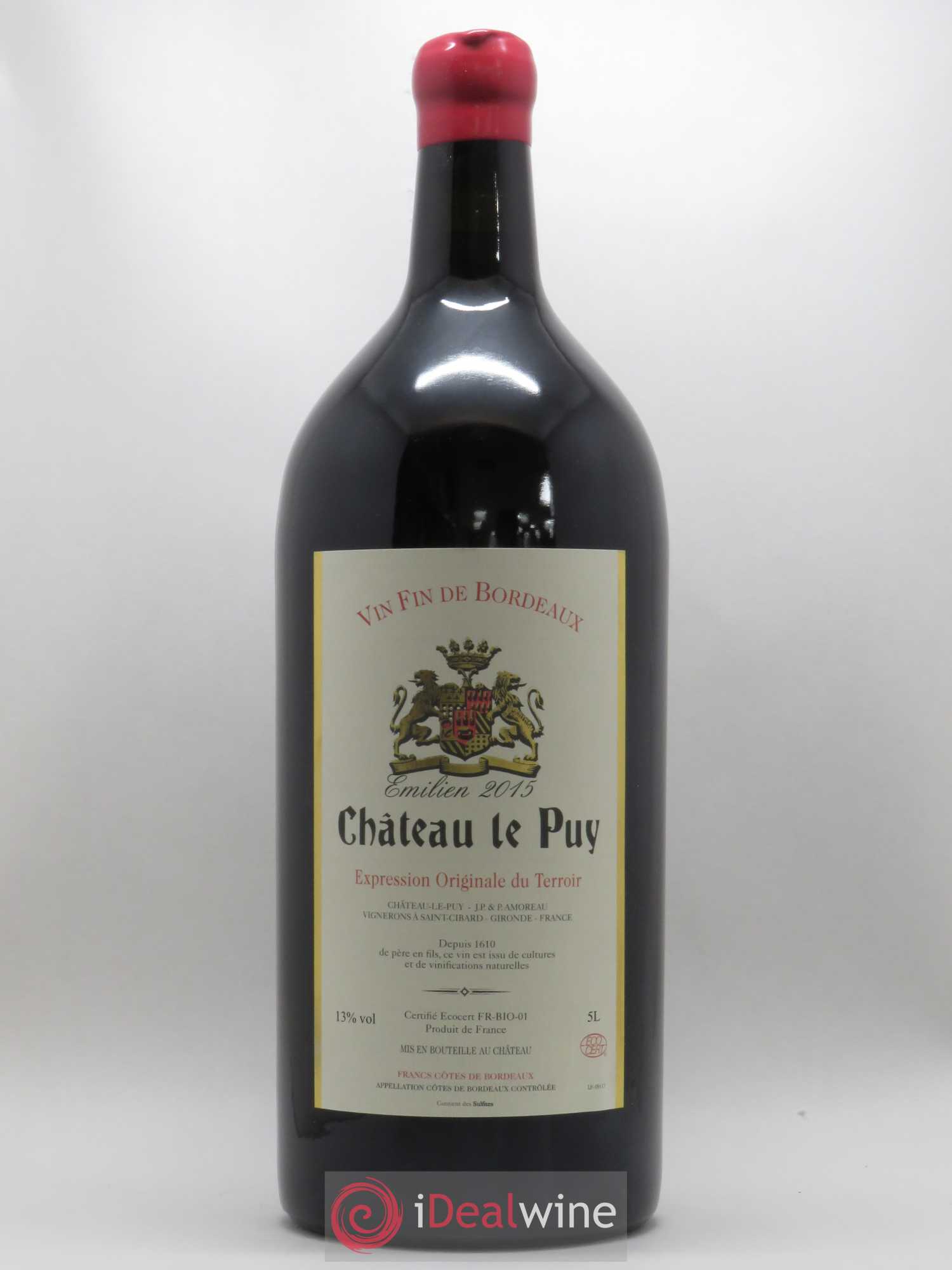Le Puy - Cuvée Emilien 2015 - Lot de 1 jeroboam - 0