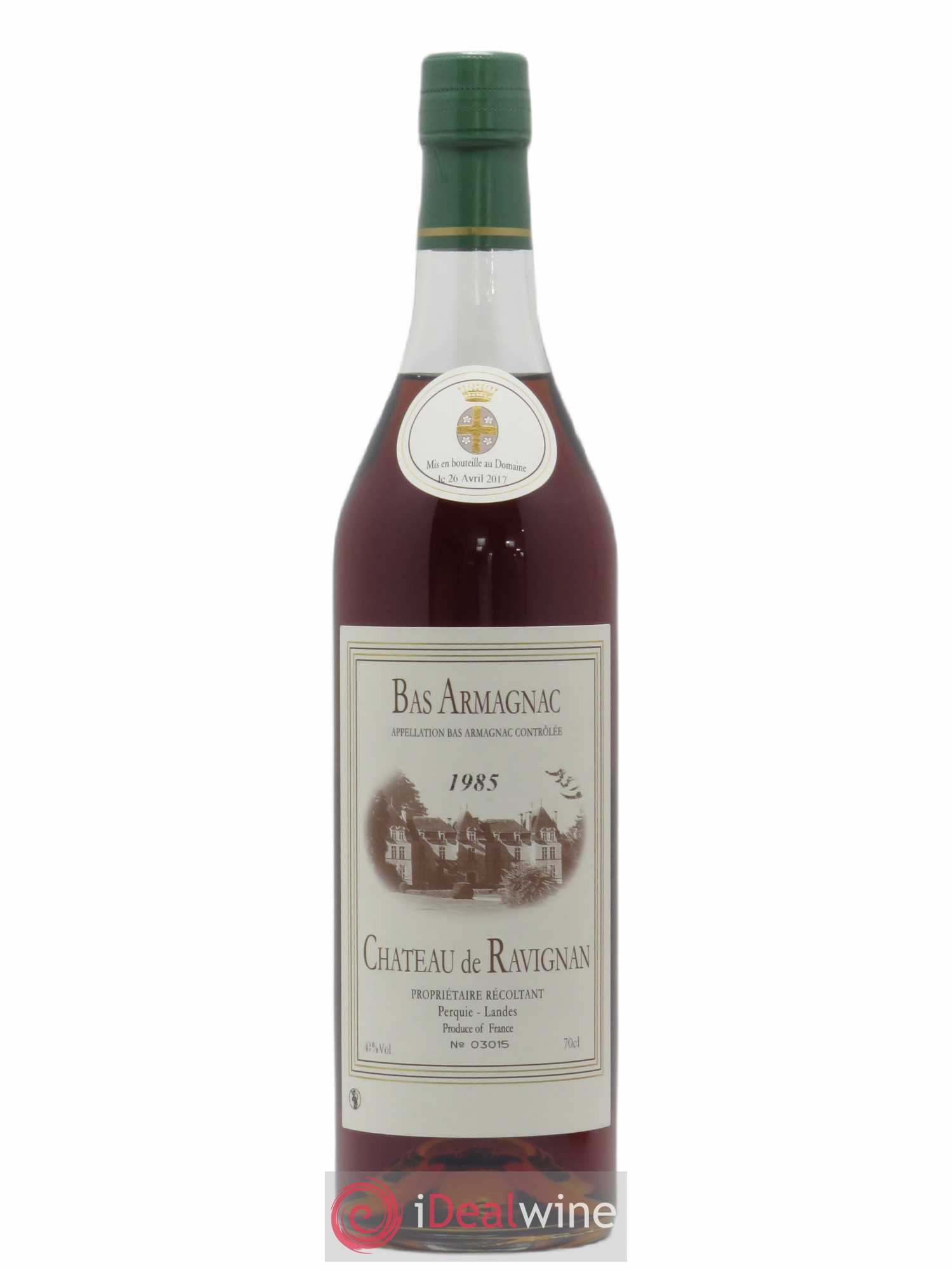 Bas-Armagnac Château Ravignan 1985 - Lot de 1 bouteille - 0