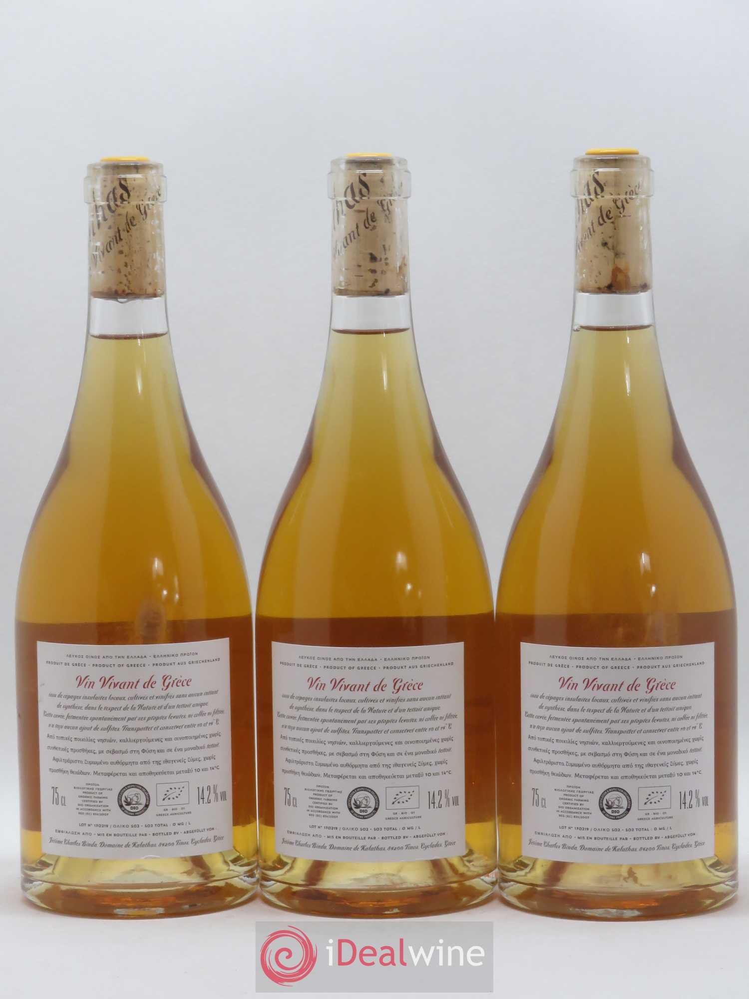 Divers Cyclades 10+12 Vieilles Vignes PGI Domaine de Kalathas 2017 - Posten von 3 Flaschen - 1