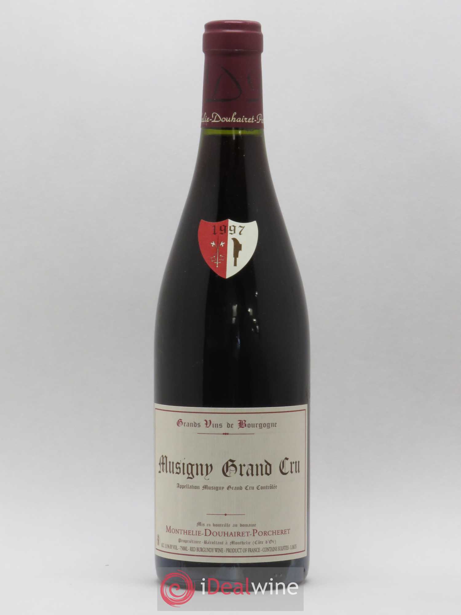 Musigny Grand Cru Monthelie Douhairet Porcheret 1997 - Posten von 1 Flasche - 0