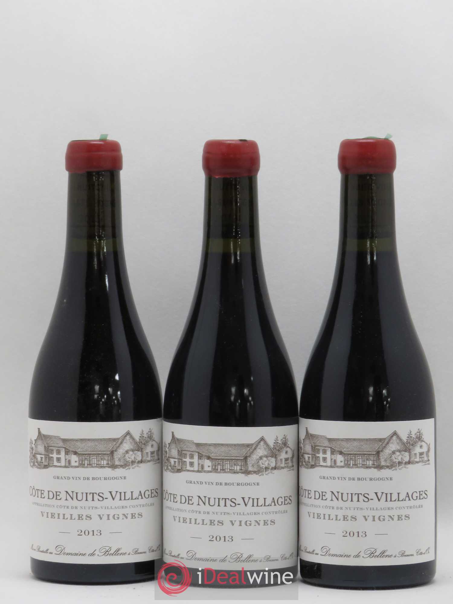 Côte de Nuits-Villages Vieilles vignes Domaine de Bellene 2013 - Posten von 6 Demi-Flaschen - 1